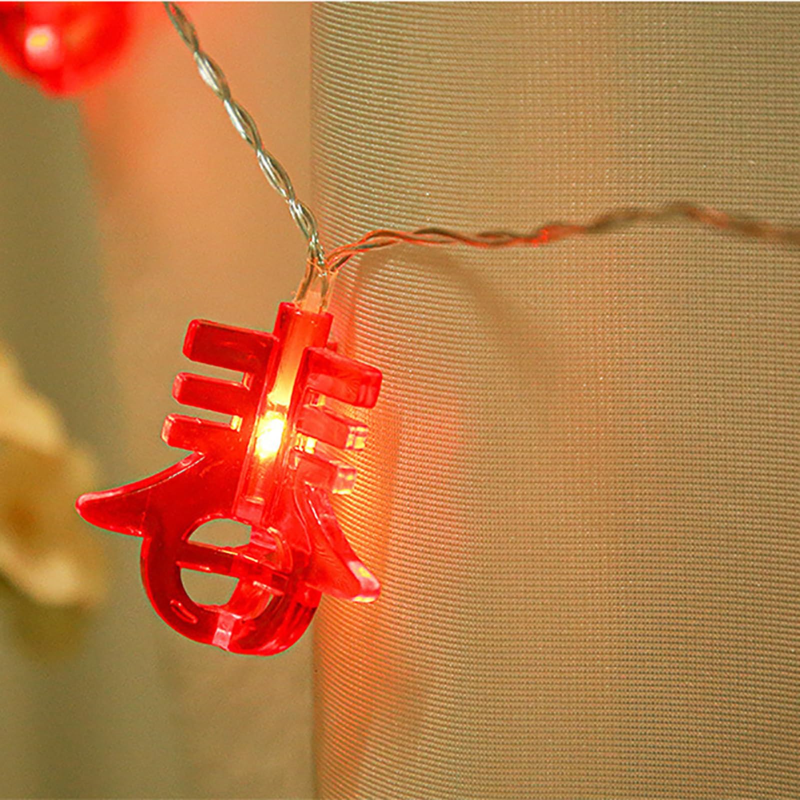 Catena Luminosa Di Capodanno|Luci Natalizie Per Decor Festival|Luci Bianche Calde A LED Luce Ambientale In Filo Di Rame Per Il Patio Della Camera Da Letto Di Natale,B,3m(9.8 piedi)-20LED-USB