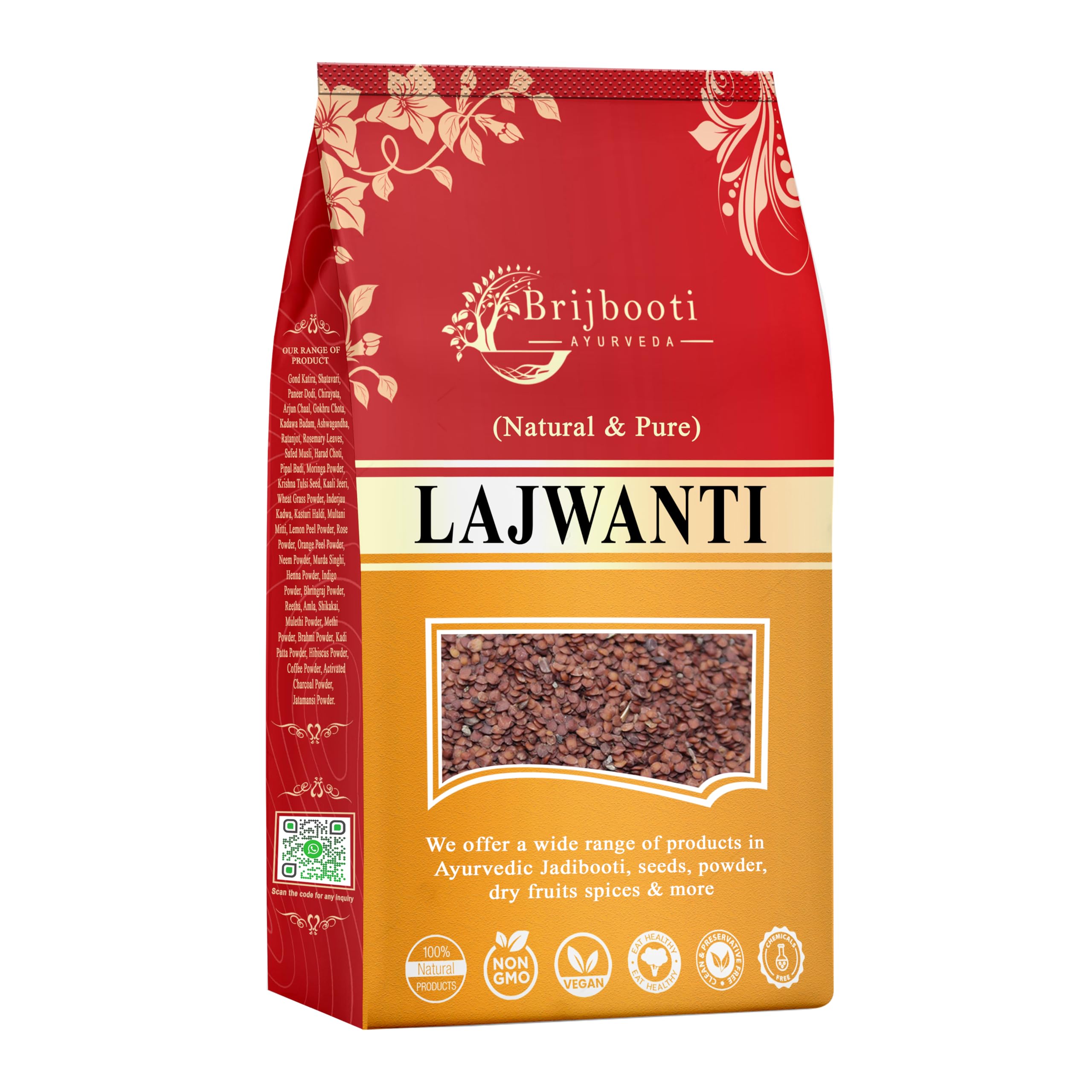 BIRJU MAHAVIR Lajwanti/Chui Mui/Mimosa Pudica Seed (400 g), Natural (BMKB-66) (B079G5KZQ6) Amazon Price History, Amazon Price Tracker