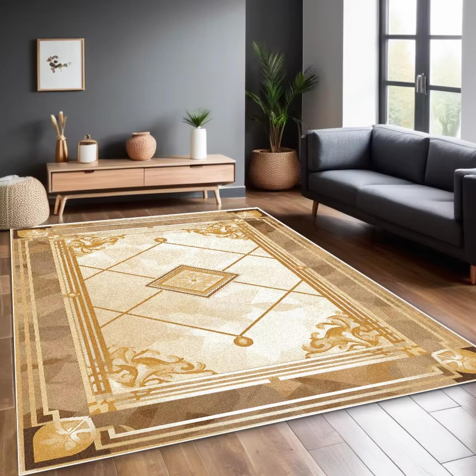 Alfombra antideslizante de 100x150cm que evita resbalones en el baño y la cocina