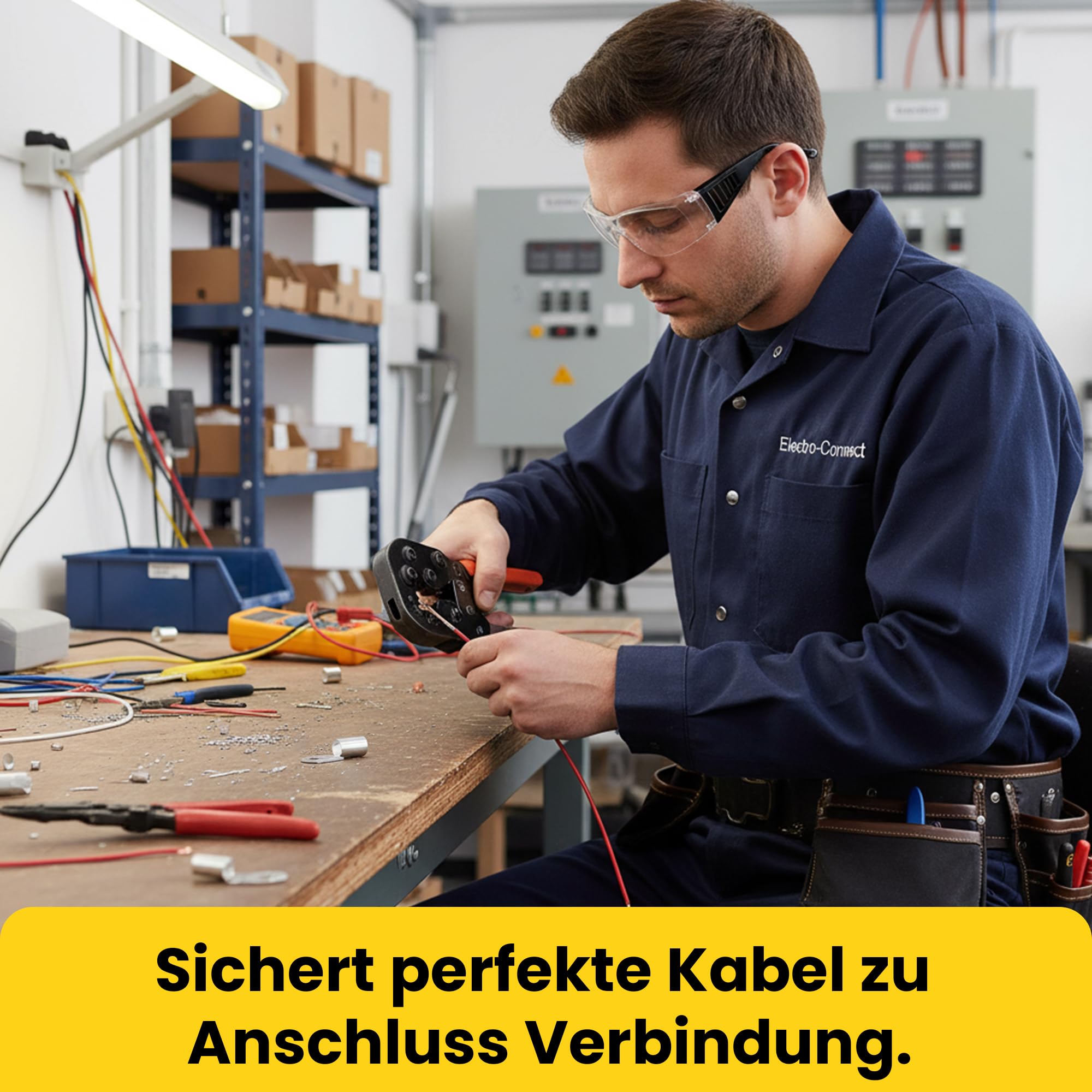 Offgridtec Quetschkabelschuh Verzinnt M8 50mm² 25 Stück DIN46234