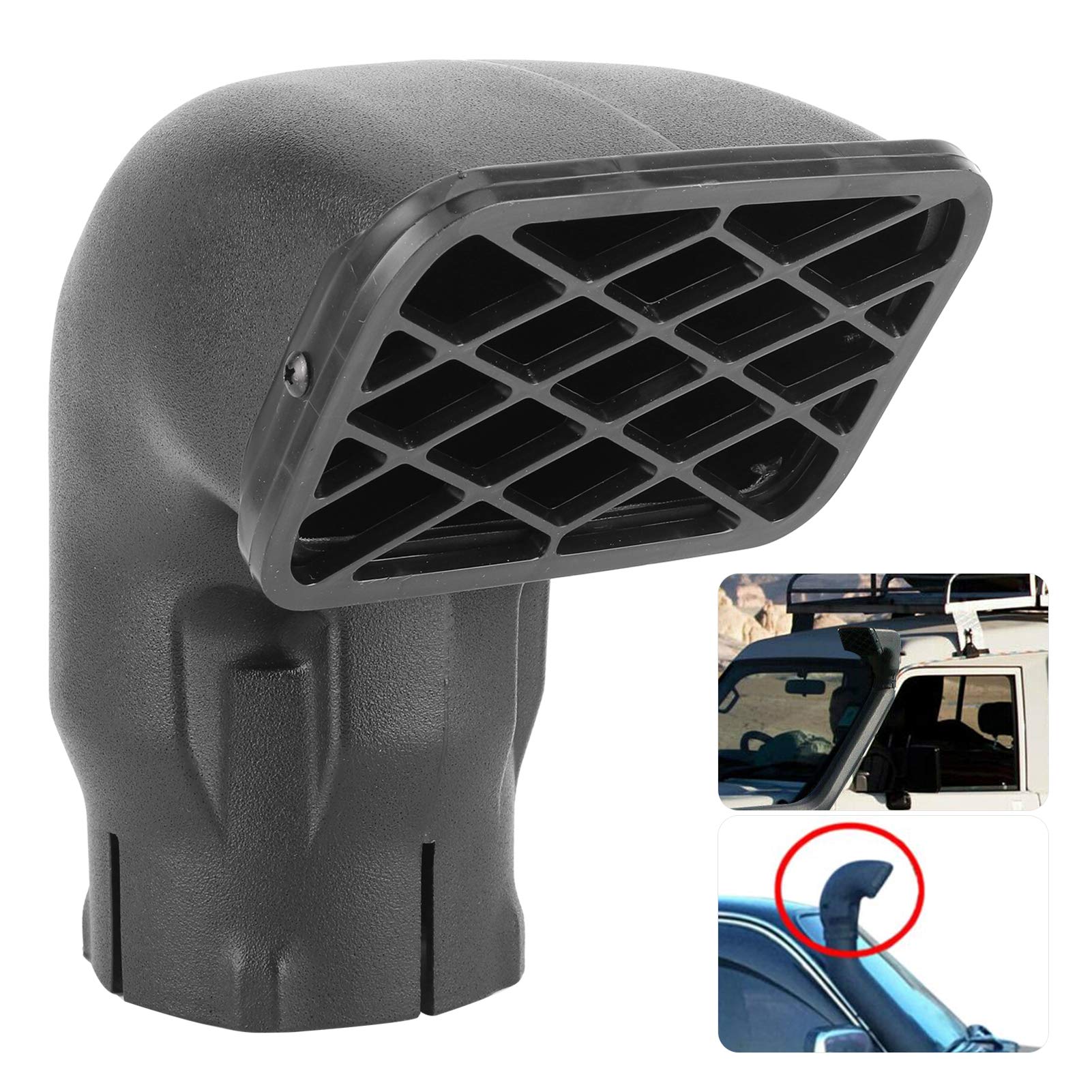 Tête Snorkel Admission Air 3.5 Pouces Universelle – Protection Tout-Terrain Anti-Sable, Pluie & Débris