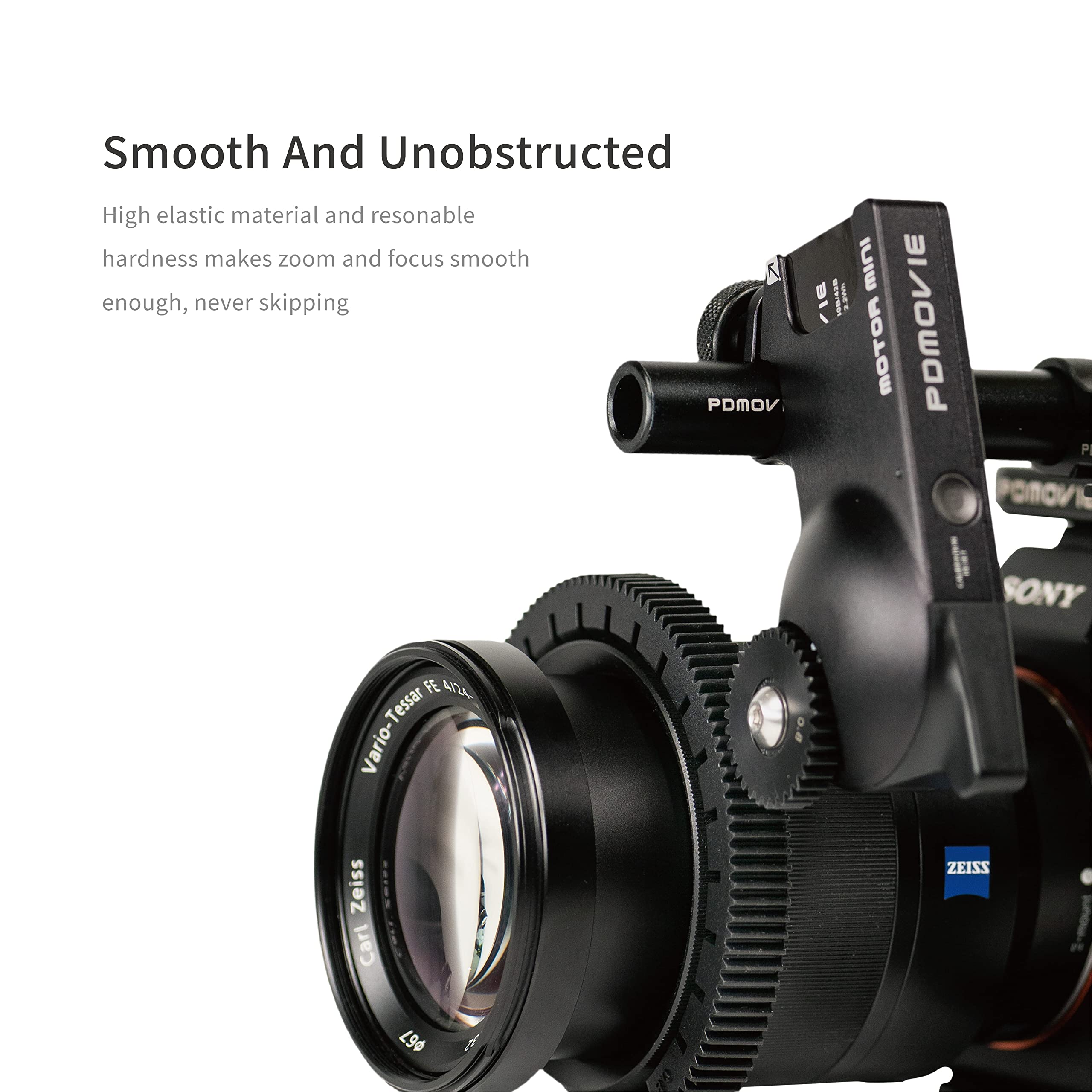 PDMOVIE Lens Gear Ring 0.8Mod - Anello per cintura flessibile per follow focus, da 42 mm a 82 mm (3 confezioni)