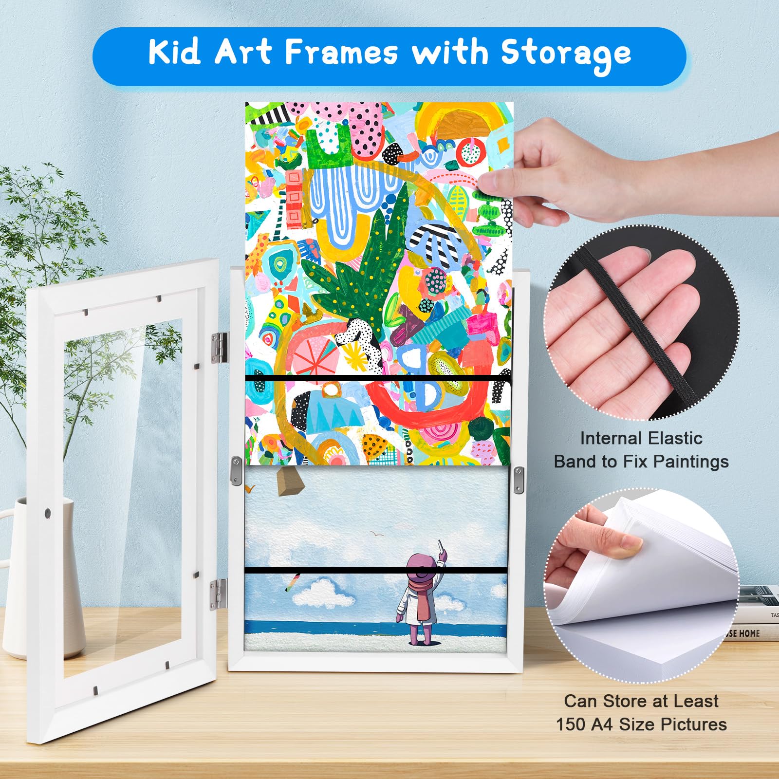 Amazon.co.jp: Mkway 18×13インチ 子供用アートディスプレイ