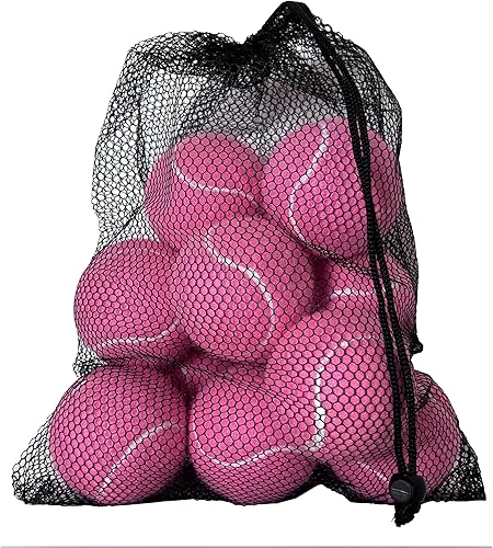 Miniatura 10 de Pelotas de tenis, paquete de 12 pelotas de tenis de práctica avanzada para principiantes, pelotas de tenis de entrenamiento para perros y mascotas