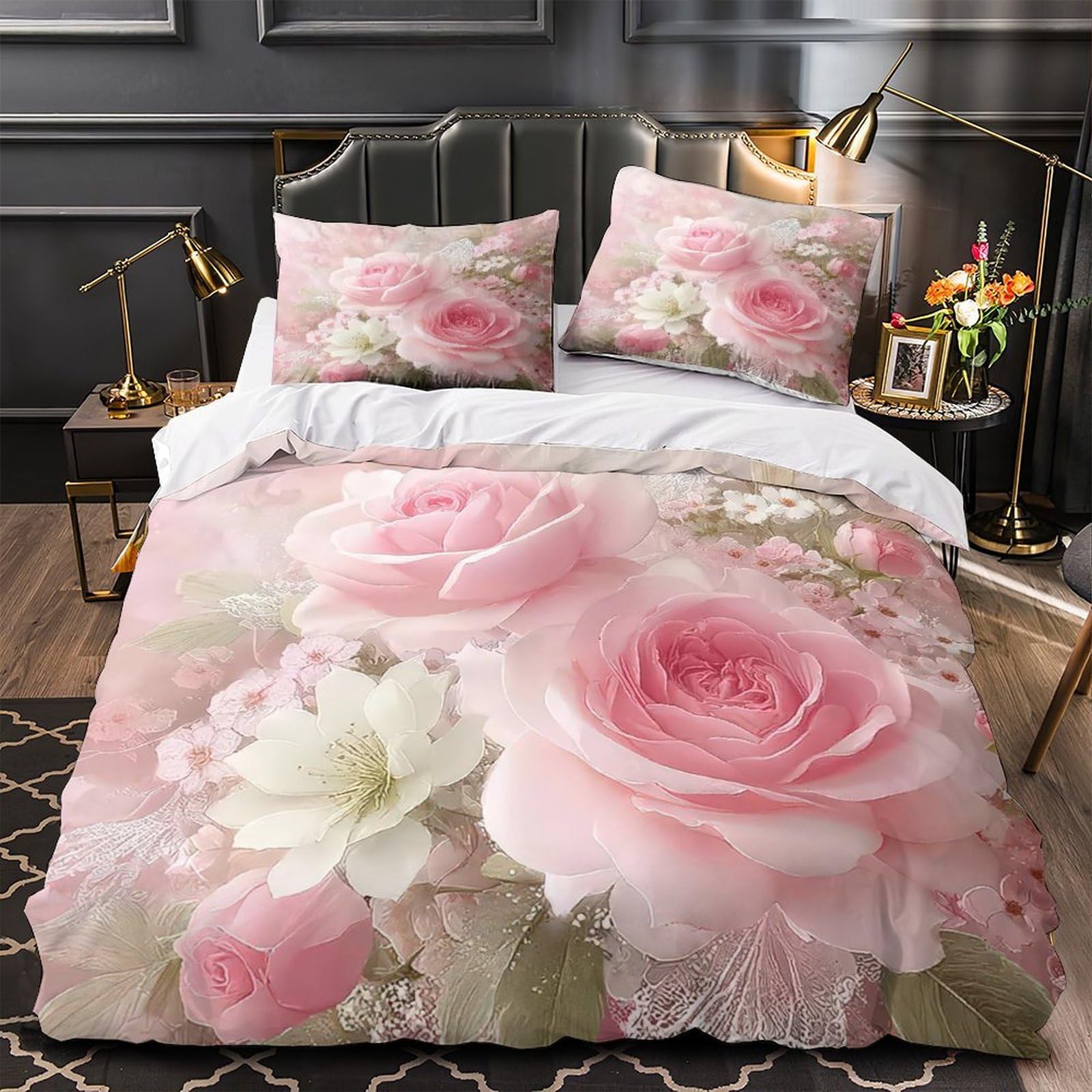 Parure de lit coucher de soleil tropical housse de couette 260x220cm pour adolescent