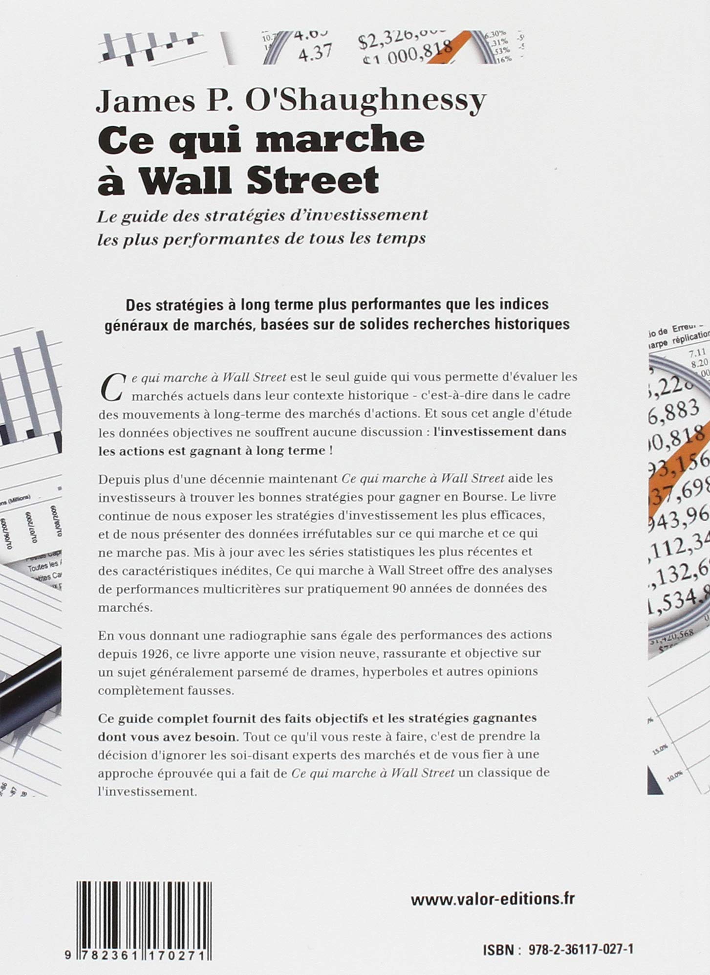 Ce qui marche à Wall Street: Le guide des stratégies d'investissement les plus performantes de tous les temps