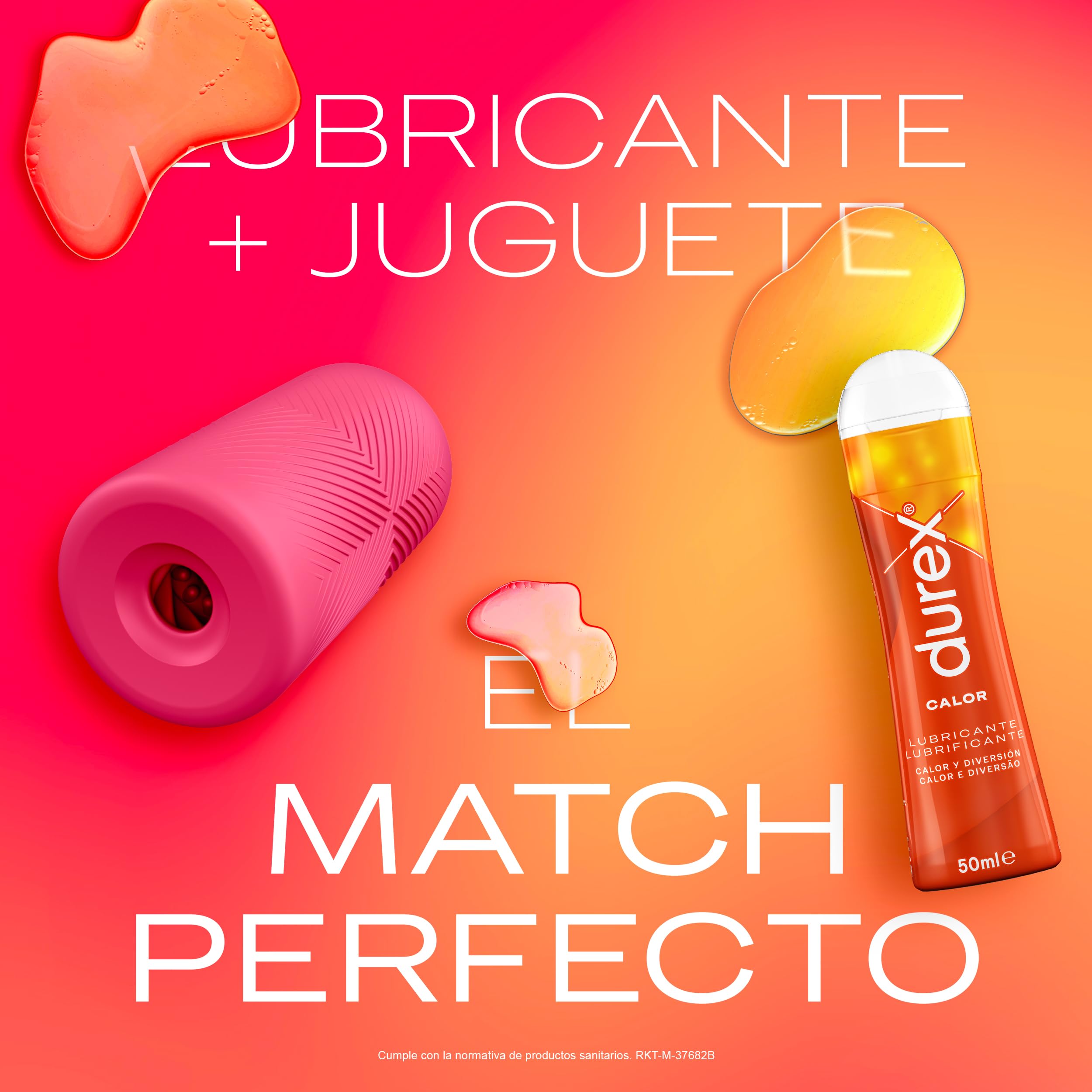 Durex Masturbador SLIDE & RIDE, elástico, suave flexible y texturizado con estrías, fácil de limpiar y reutilizable