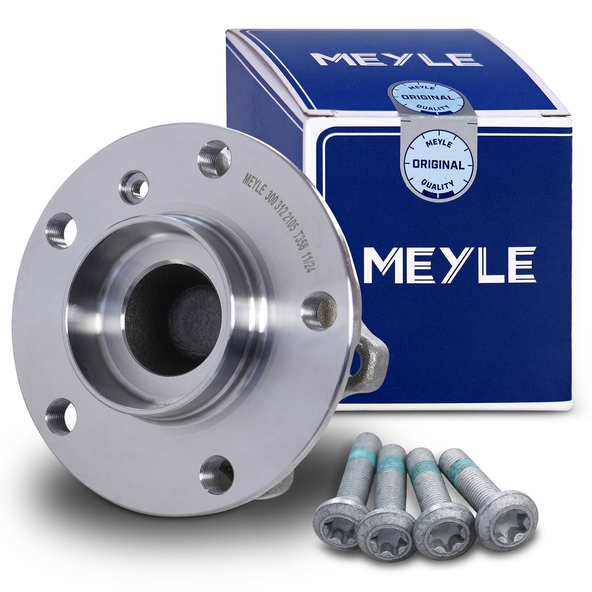 MEYLE 300 312 2105 Mozzo ruota con materiale di fissaggio/montaggio con anello sensore magnetico integrato con cuscinetto ruota integrato Anteriore