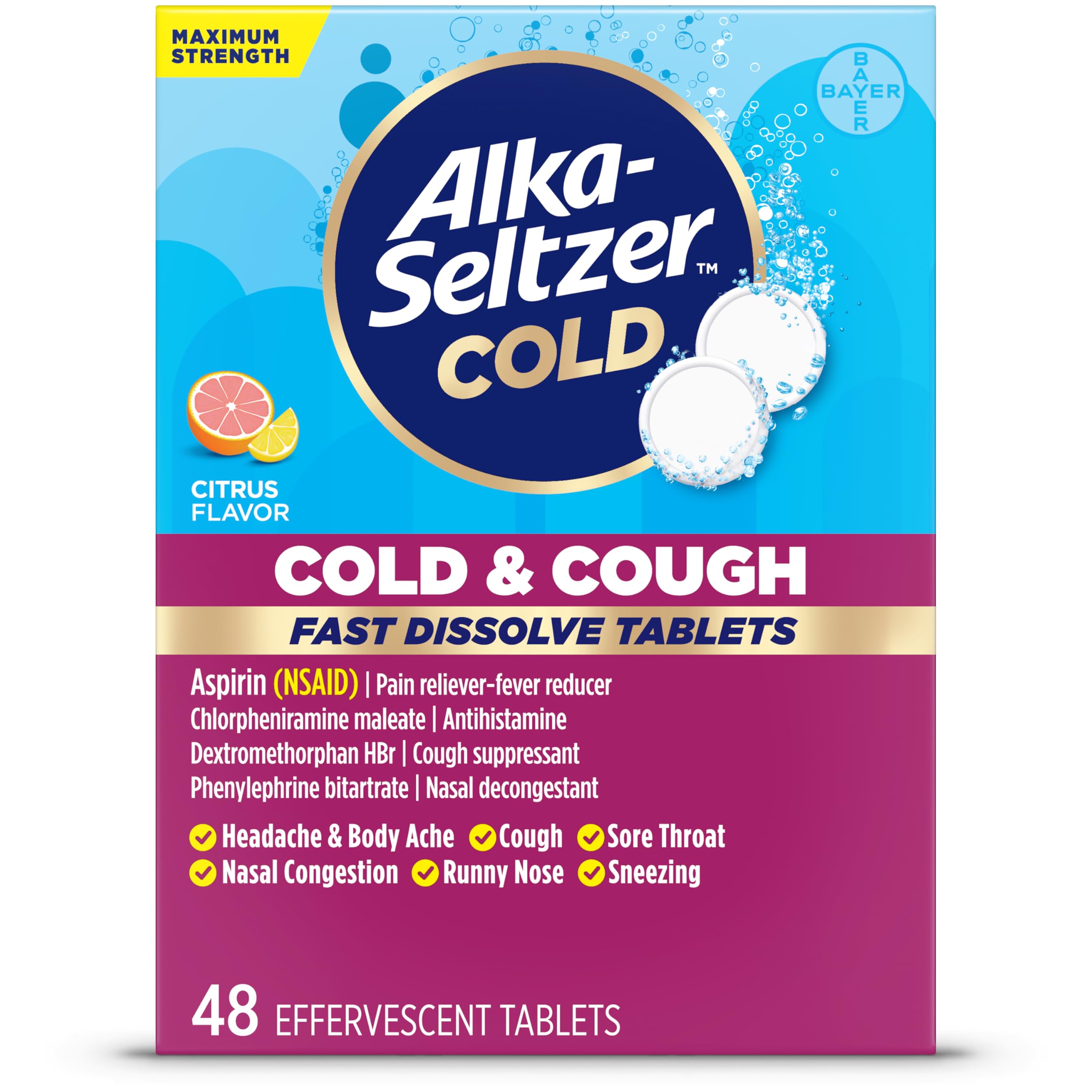 Alka-Seltzer Plus Severe