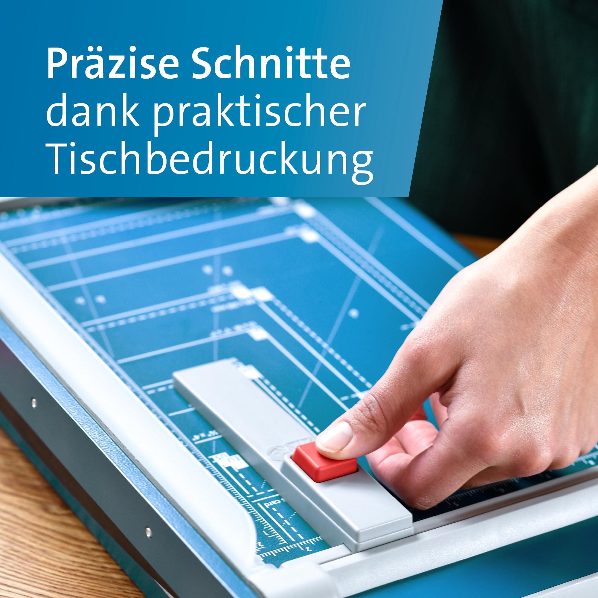 Dahle 533 Schneidemaschine DIN A4 15 Blatt Schneidleistung blau