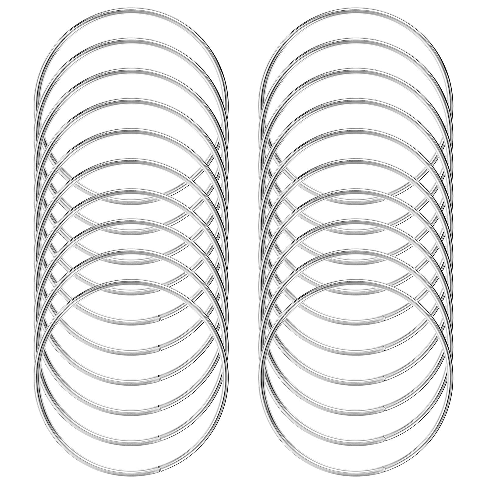 Anneaux en métal de 7,6 cm robustes avec soudures invisibles JIEYAO pour décoration d'intérieur