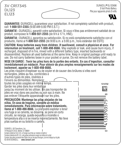 Vista 11 de Duracell - Pilas de litio 123 de alta potencia