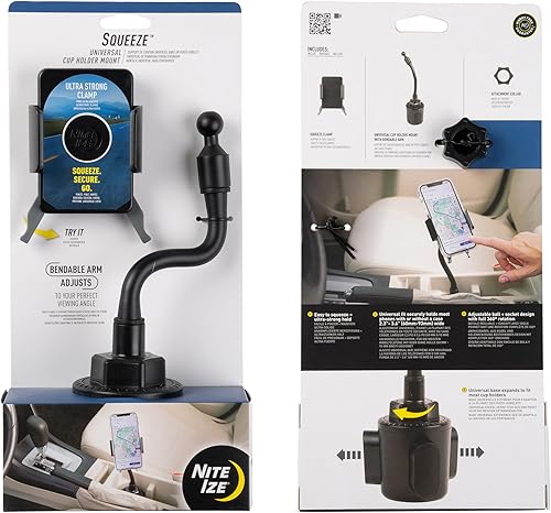Miniatura 9 de Nite Ize, Inc. SUCH-01-R8 Nite IZE Squeeze Universal, iPhone de coche, Samsung Galaxy EdgeFold, Huawei, Google Pixel, se adapta a prácticamente