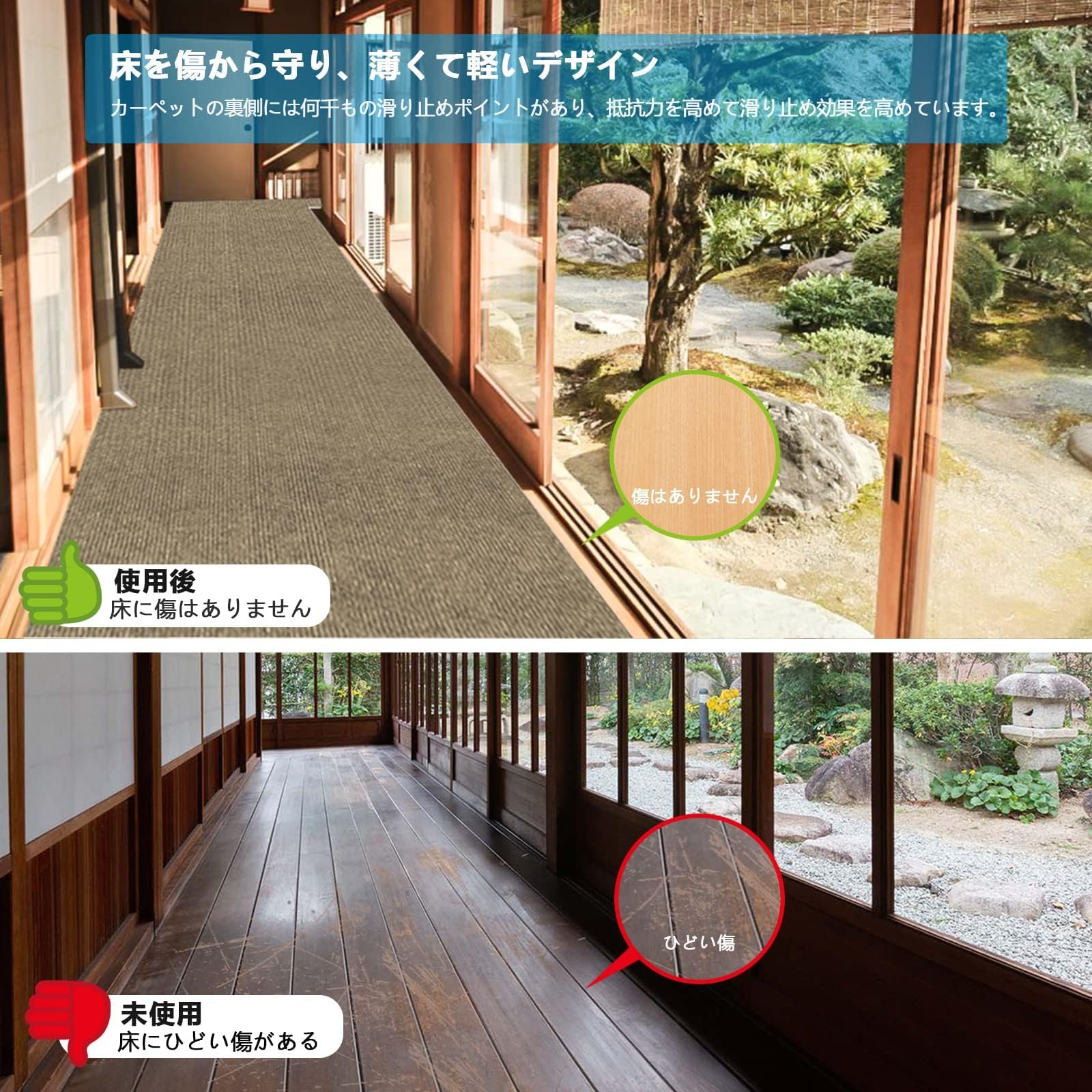 Amazon.co.jp: 廊下 カーペット 吸着 廊下敷き 90×600cm 厚さ4 Amazon.co.jp: 廊下 カーペット 吸着 廊下敷き 90×600cm 厚さ4