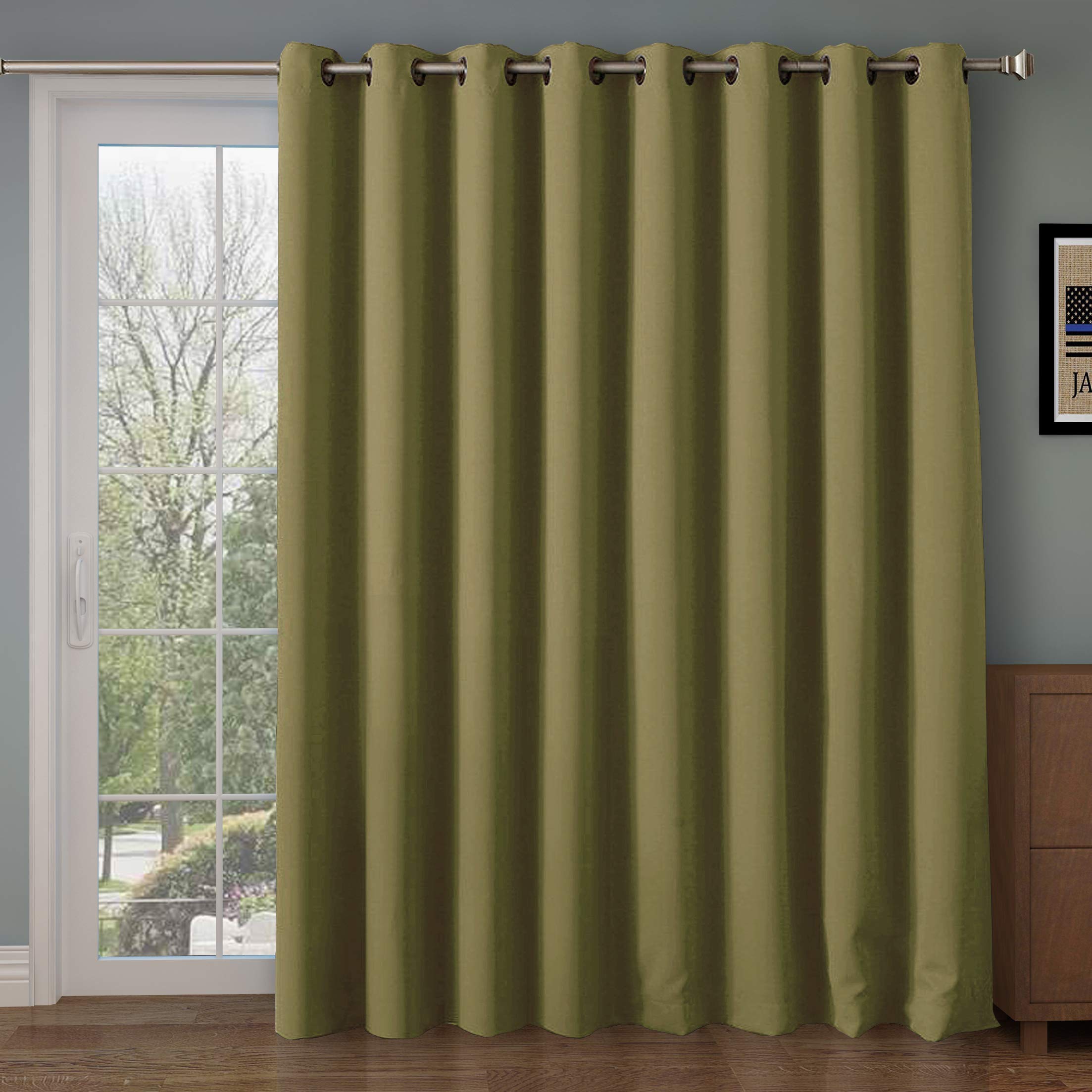 Green Thermal Door Curtains Curtains & Drapes