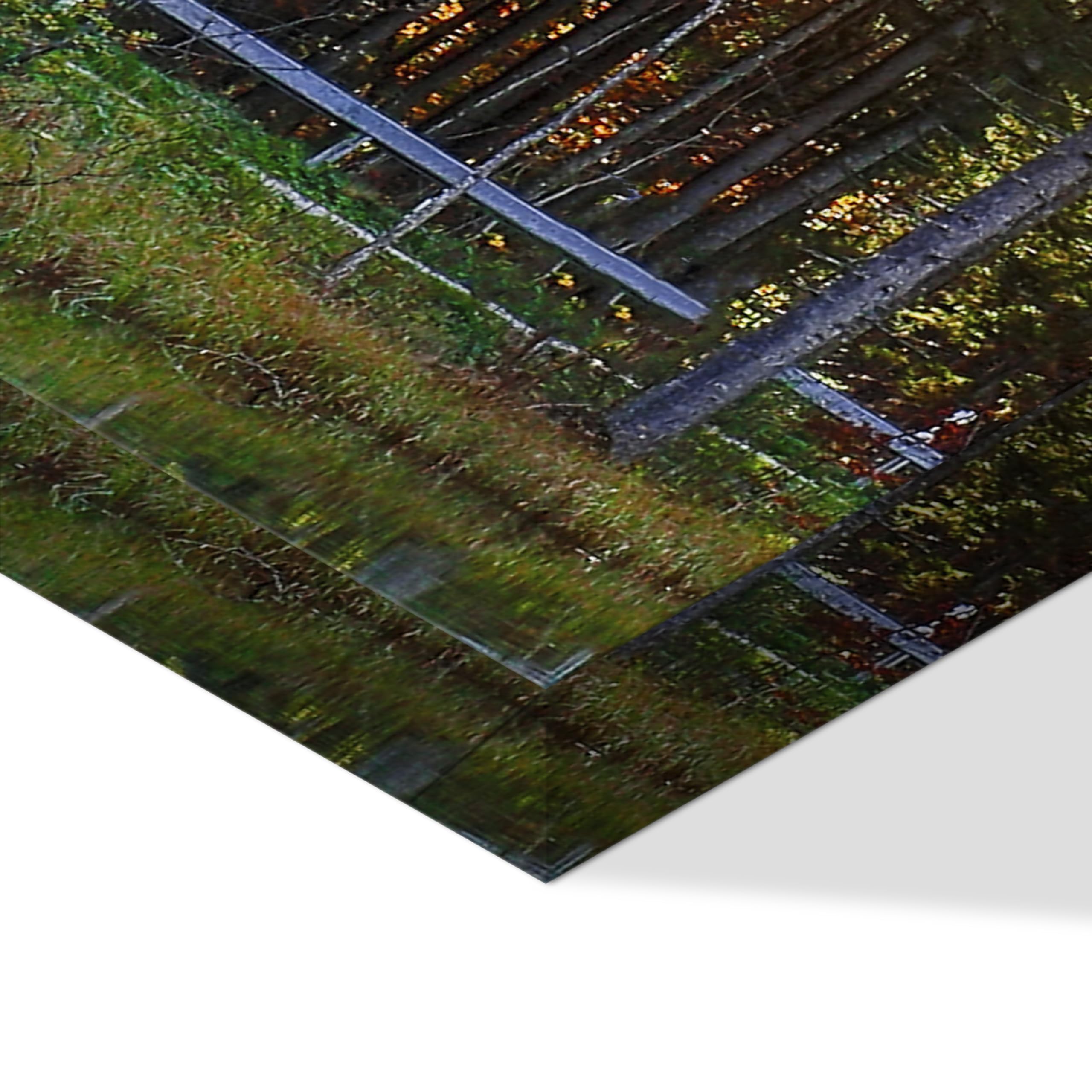 LUMASOUL Wandbilder Wohnzimmer Leinwandbild Landschaft 120x80 cm