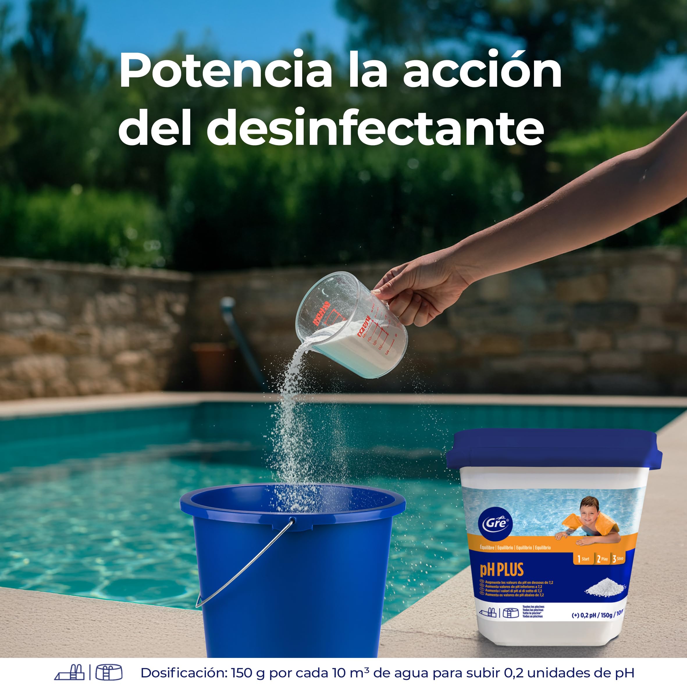 Gre 76001 - Incrementador de pH granulado, 5 kg