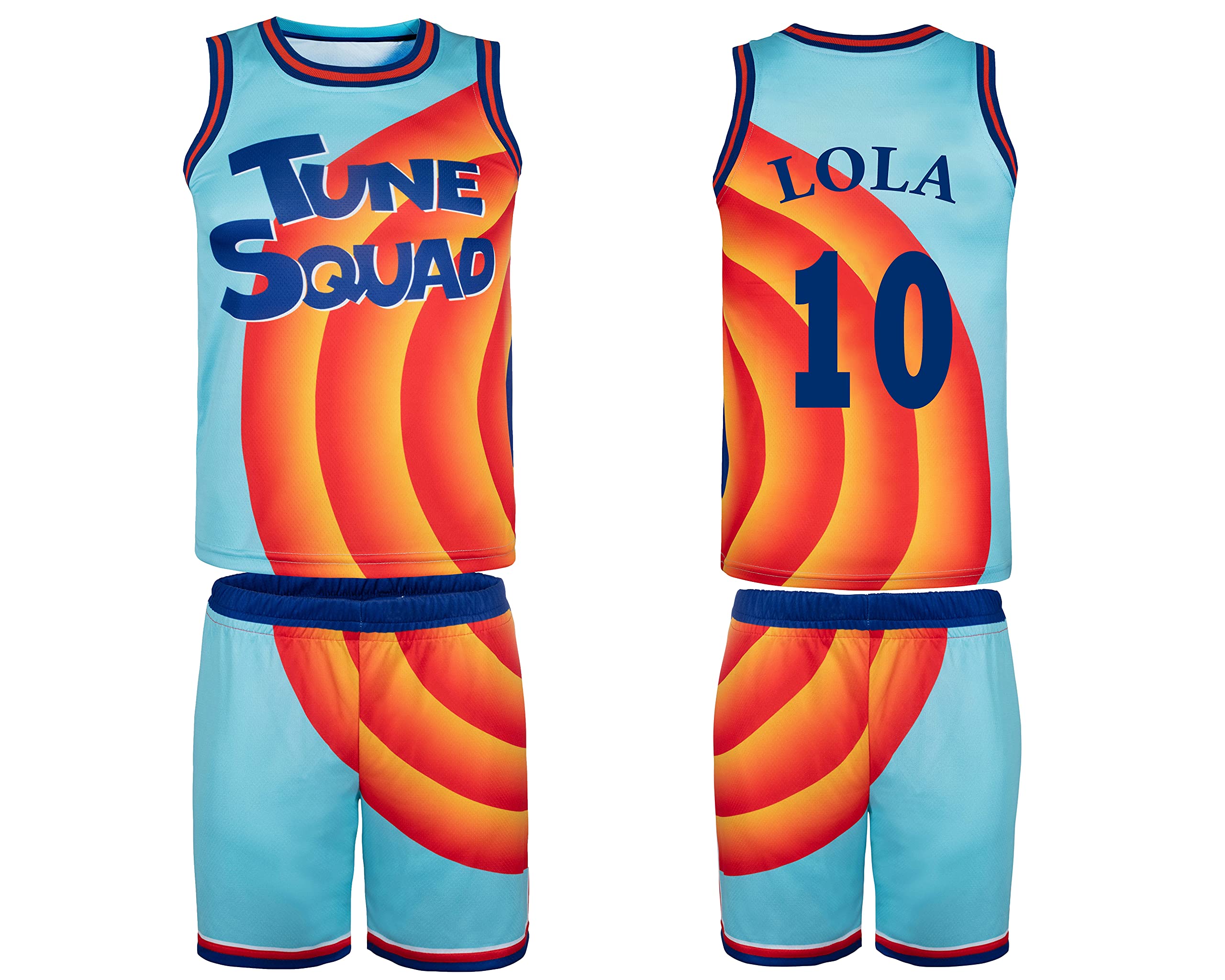 sSendySpace Movie Basketball Jersey #6#1#10#2#1/3 Christmas Family Costume Youth & Kids Sizes Kit for (8-18 Years Old)