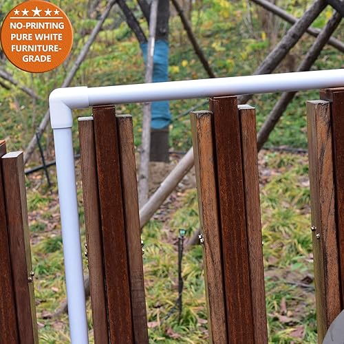 Miniatura 3 de 1" PVC Pipe Furniture Grade, DIY PVC Projects for the Home, Garden, Greenhouse, Farm and Workshop, Sch. 40 White [40" x 10 Pack]