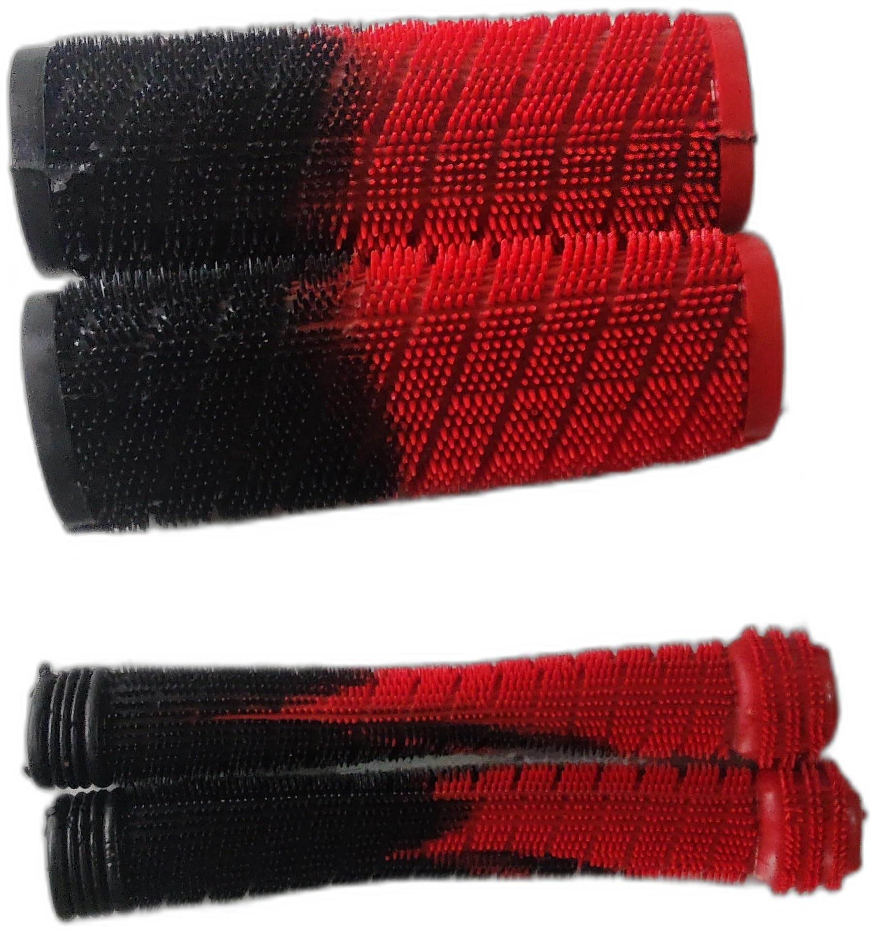 Non-Slip Handle Grips and Clutch Covers Black and Red for Bikes Handle Bar Grip for Universal for Bike Universal for Bike (Pack of 4)-image-40