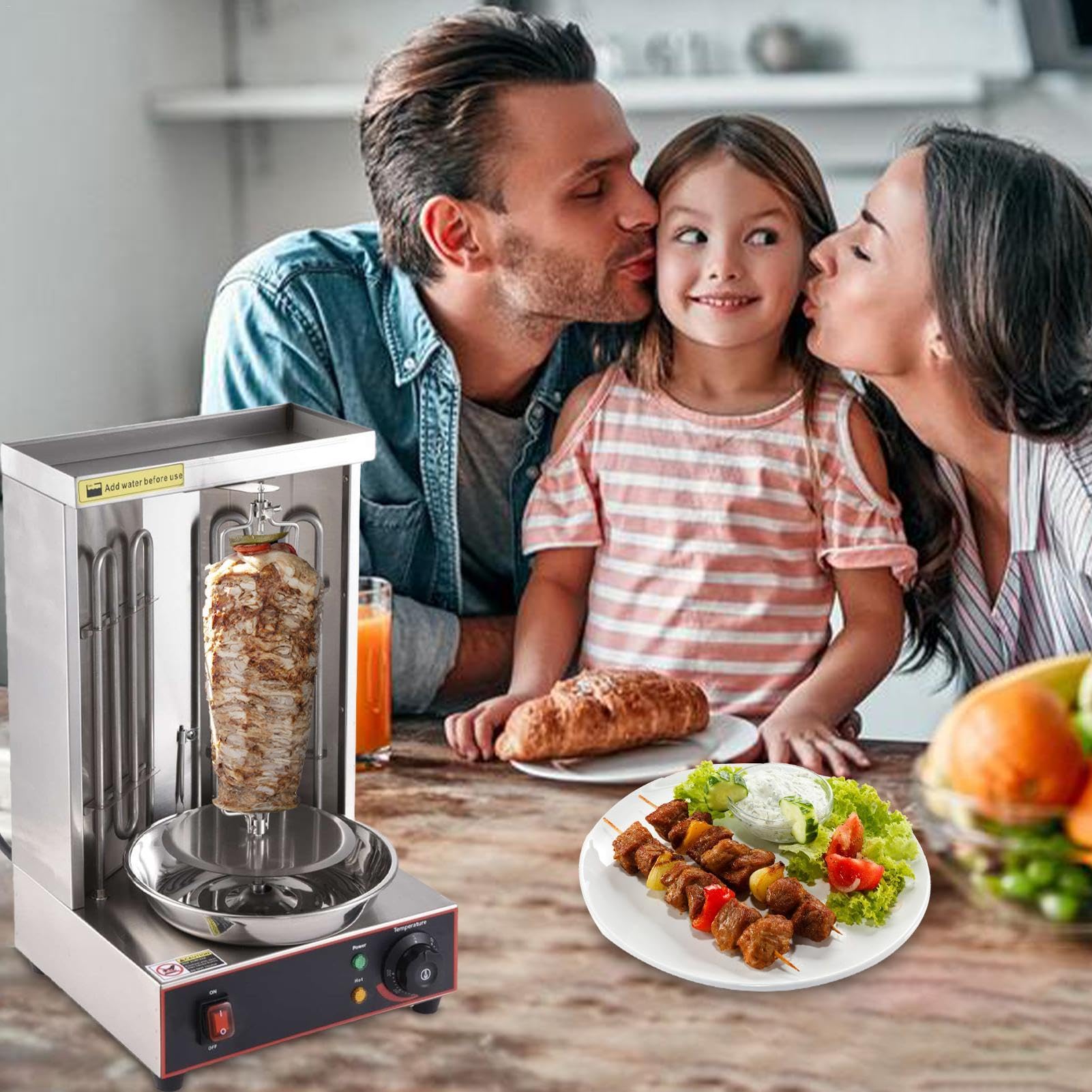 Electric Roasting Oven,Vertical Countertop Oven | Stainless Steel Meat Roasted Machine, Vertical Countertop Oven For Garden Barbecue