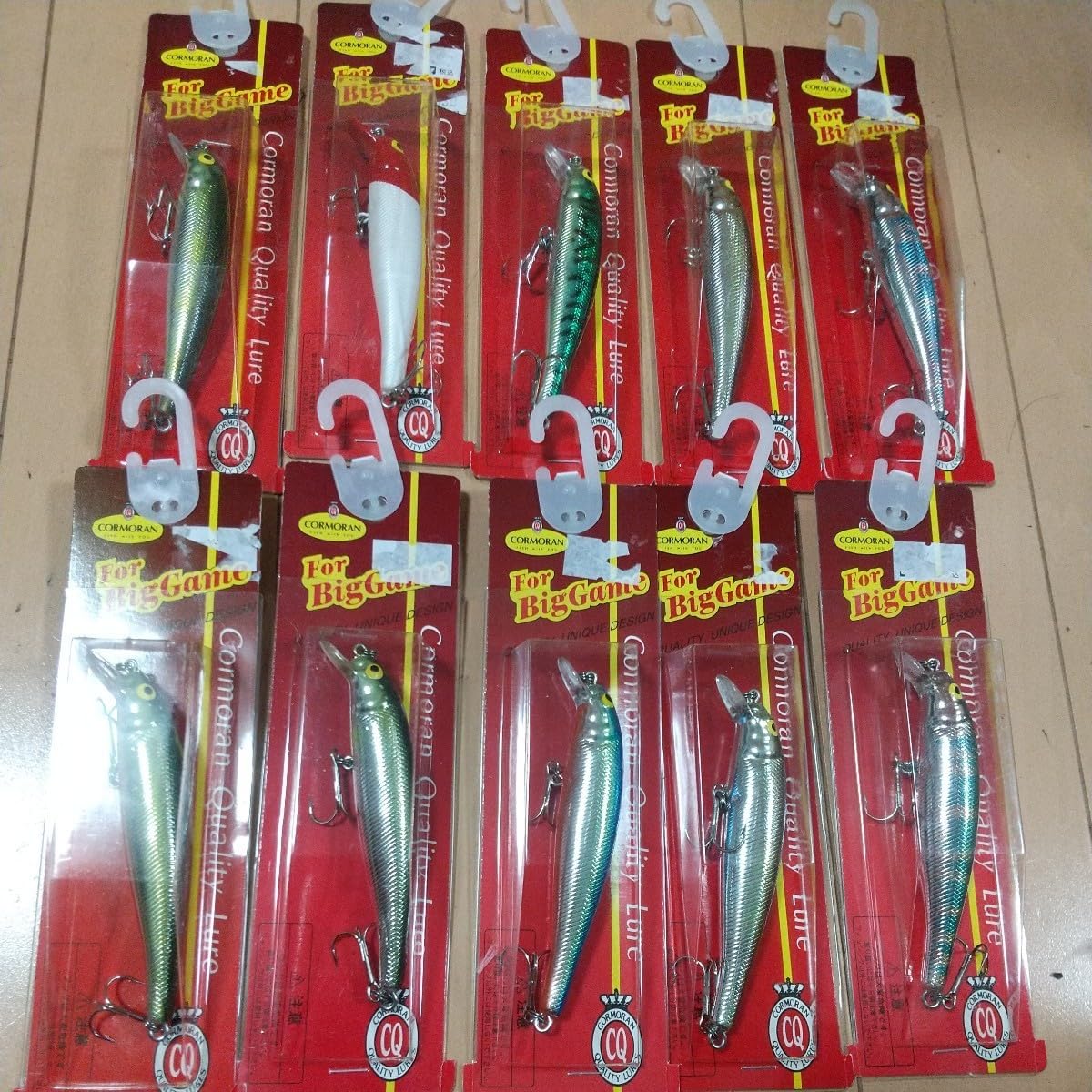 ルアーセット 即購入禁止！ Amazon.co.jp: 交渉OK ルアーセット③/10点/コーモラン/ミノー