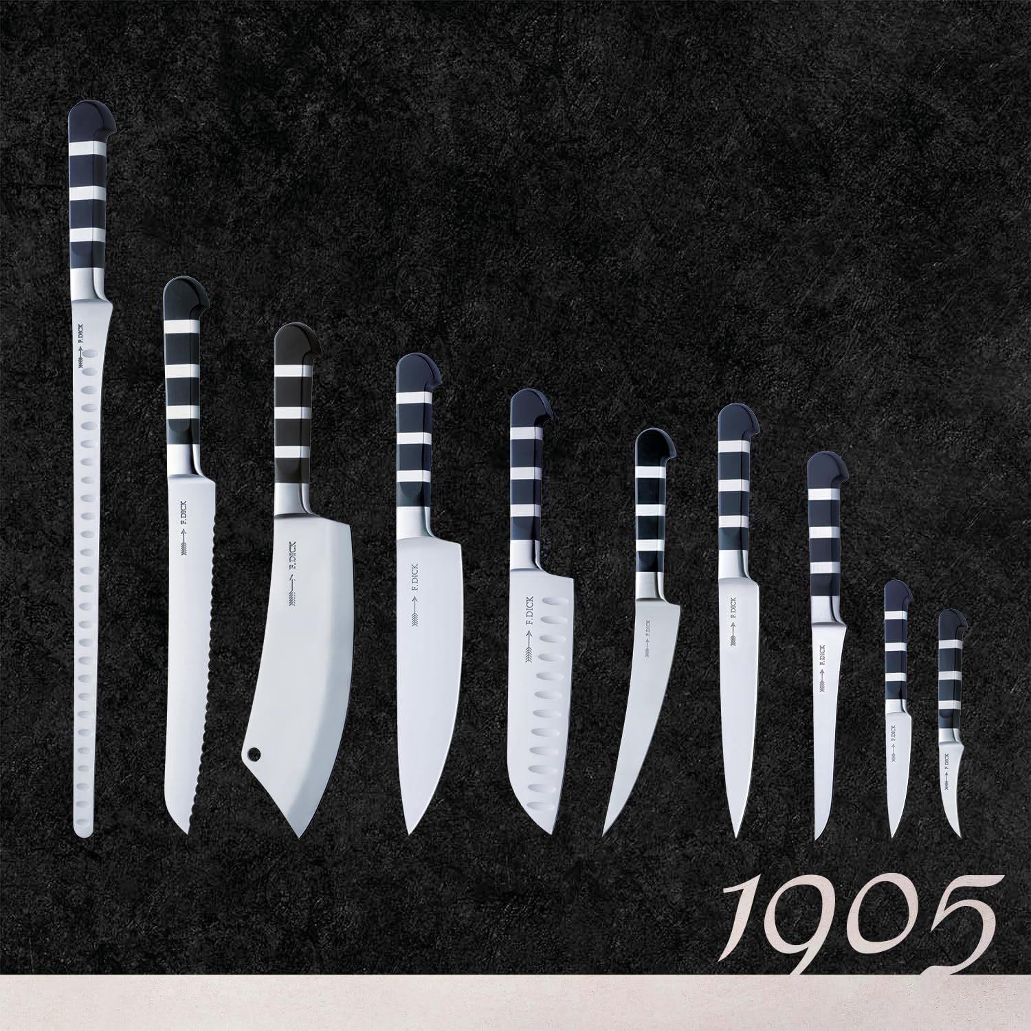 F. Dick Zerlegemesser, 1905 (Messer mit Klinge 18 cm, X50CrMoV15 Stahl, nichtrostend, 56° HRC) 81925182