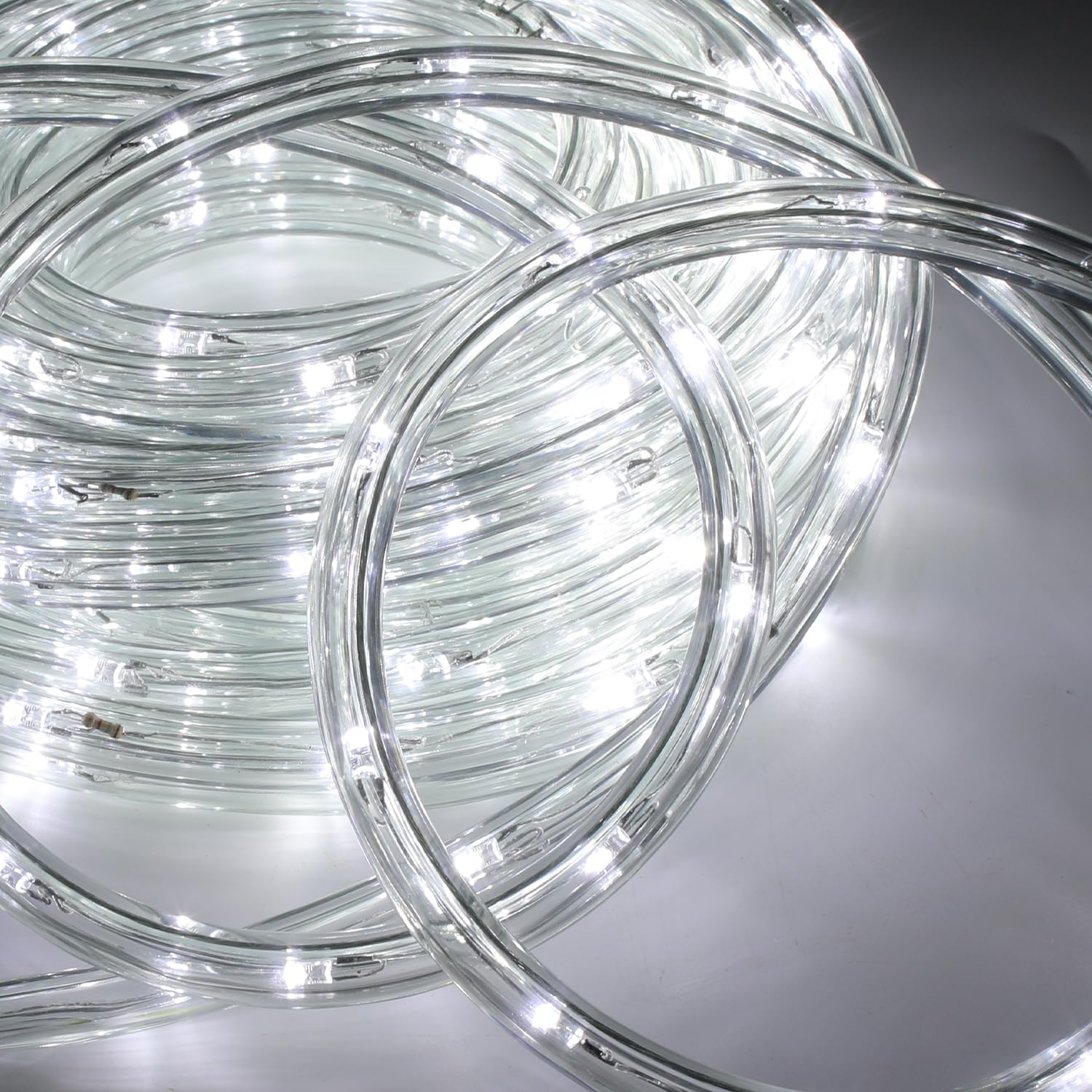 50M Kaltweiß Lichterschlauch Aussen Innen, LED Schlauch Außen Lichtschlauch mit Timer und 8 Modi, Lichterkette für Garten Party Hochzeit Weihnachten Deko, 1200 LEDs | 1200 LEDs,8 Lichtmodi,6-Std.-Timer,Speicherfunktion,flexibler PVC-Schlauch,für innen und