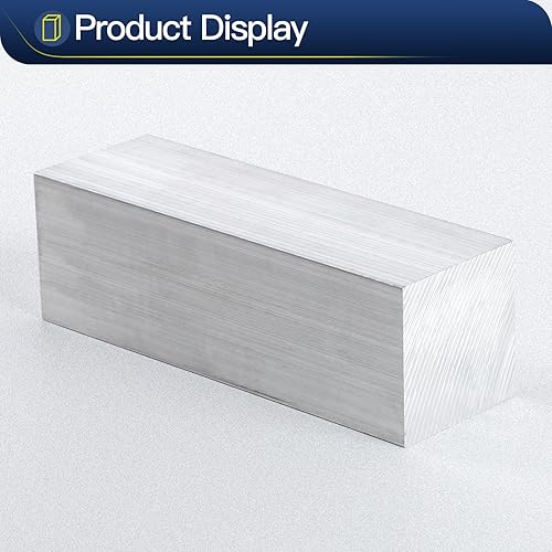 Miniatura 9 de 3 piezas 1 "X2" barra plana de aluminio cuadrado,Placa larga de 4 "6061 de uso general,T6511 sólido nuevo molino Stock