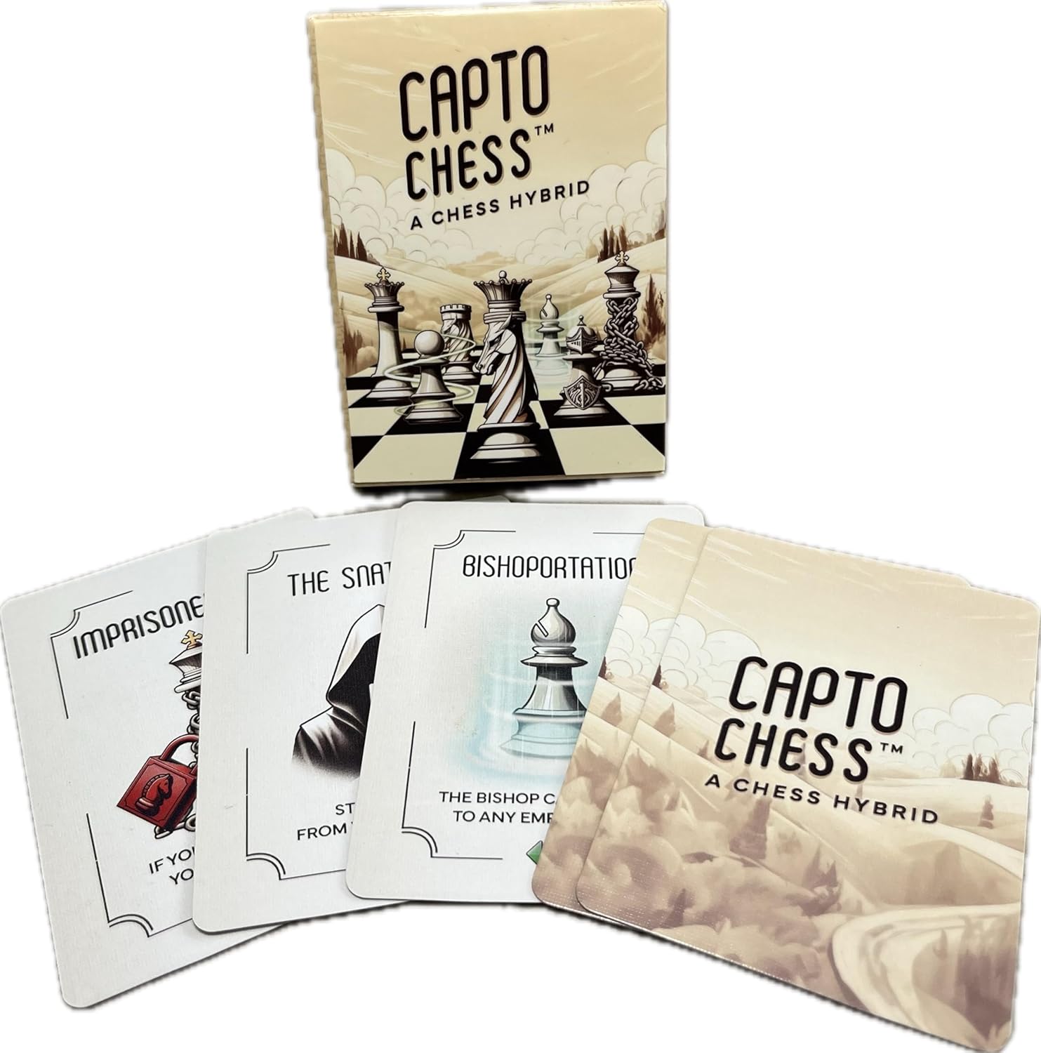 Strategy Card Deck for Standard Chess Sets | Fun Chess Variant and Gift for Chess Players