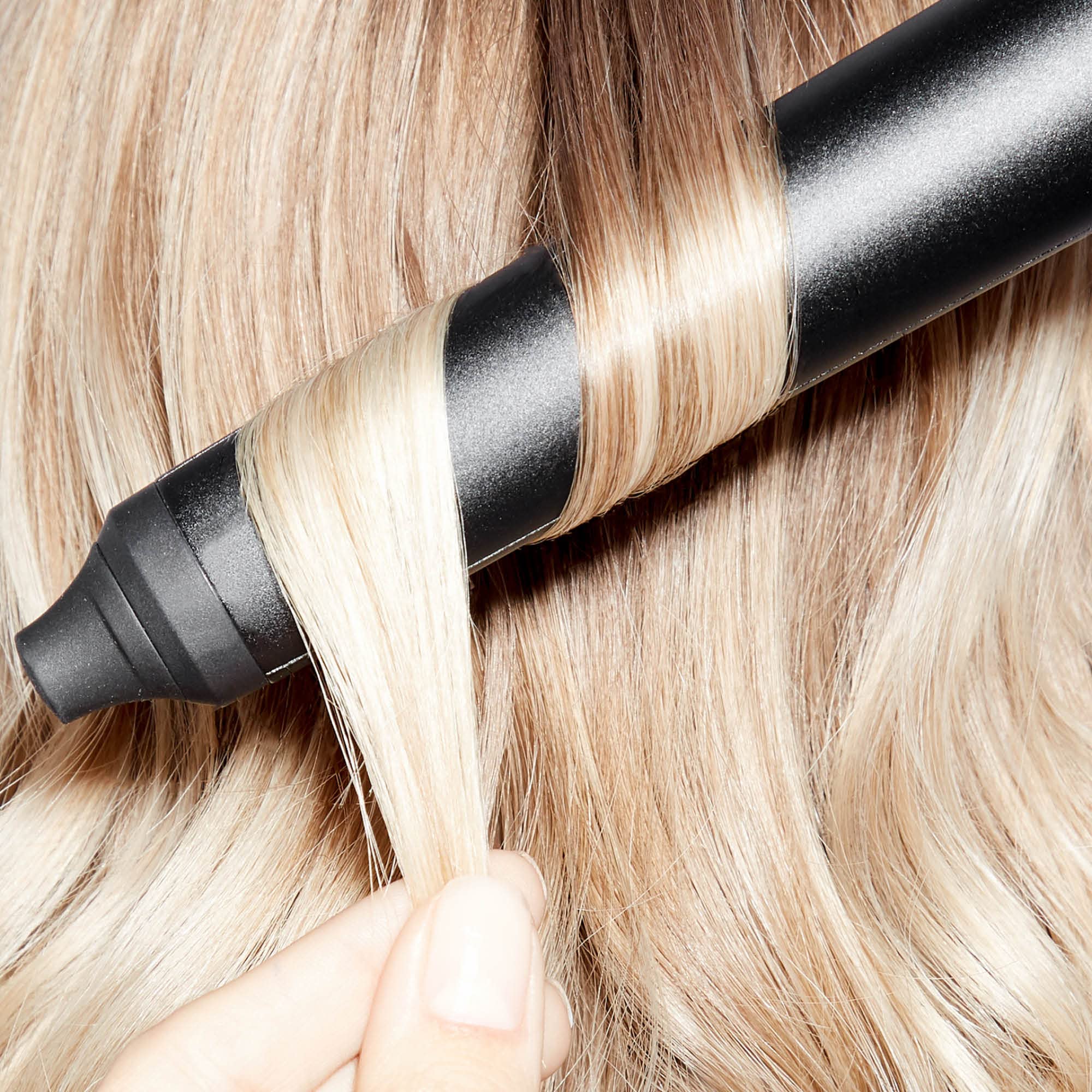 ghd - Boucleur ghd Creative Curl Wand - Boucleur professionnel (Noir) - Créez des boucles en 5 à 8 secs pour une tenue 24H - Wavy naturel facile, rapide - Idéal pour tous types de cheveux