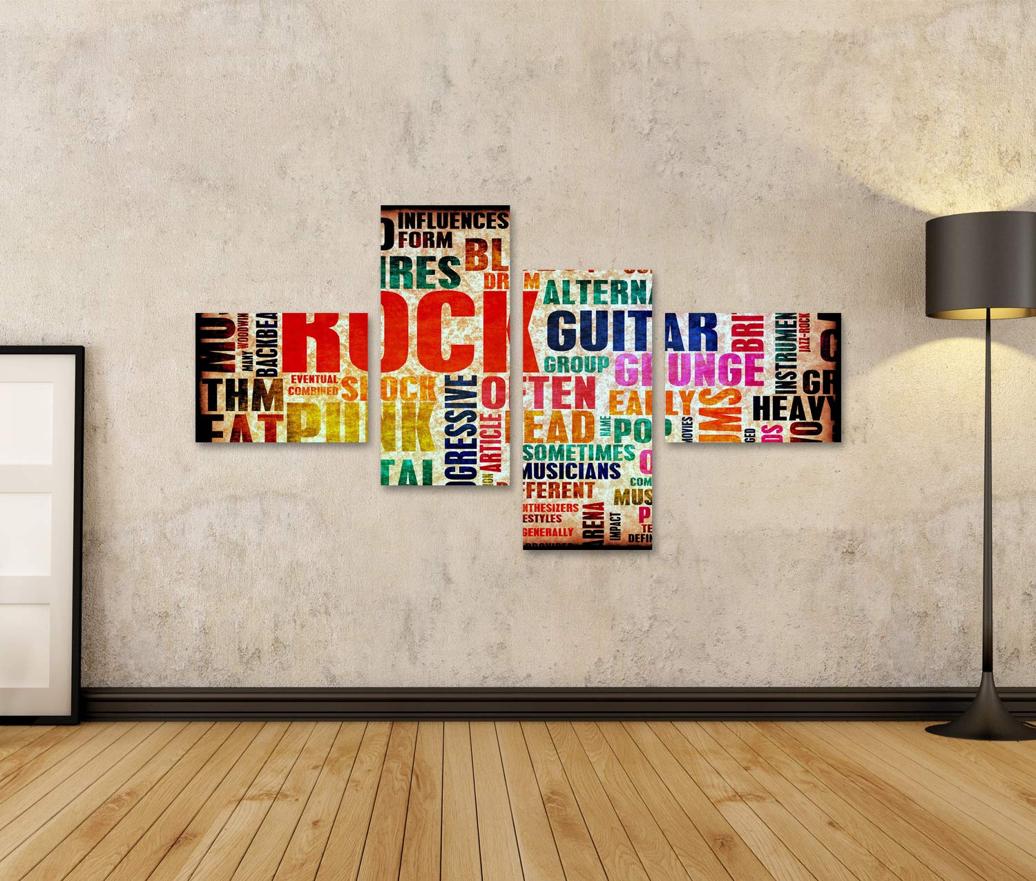 islandburner Quadro su tela Poster musicale rock come sfondo grunge Quadri Stampe per soggiorno ufficio