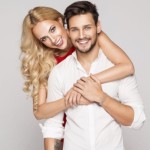 Miniatura 2 de Pulsera con inicial para hombre, cadena de eslabones cubanos de oro y plata, ajustable, joyería para hombre, regalos únicos para hombres, marido,