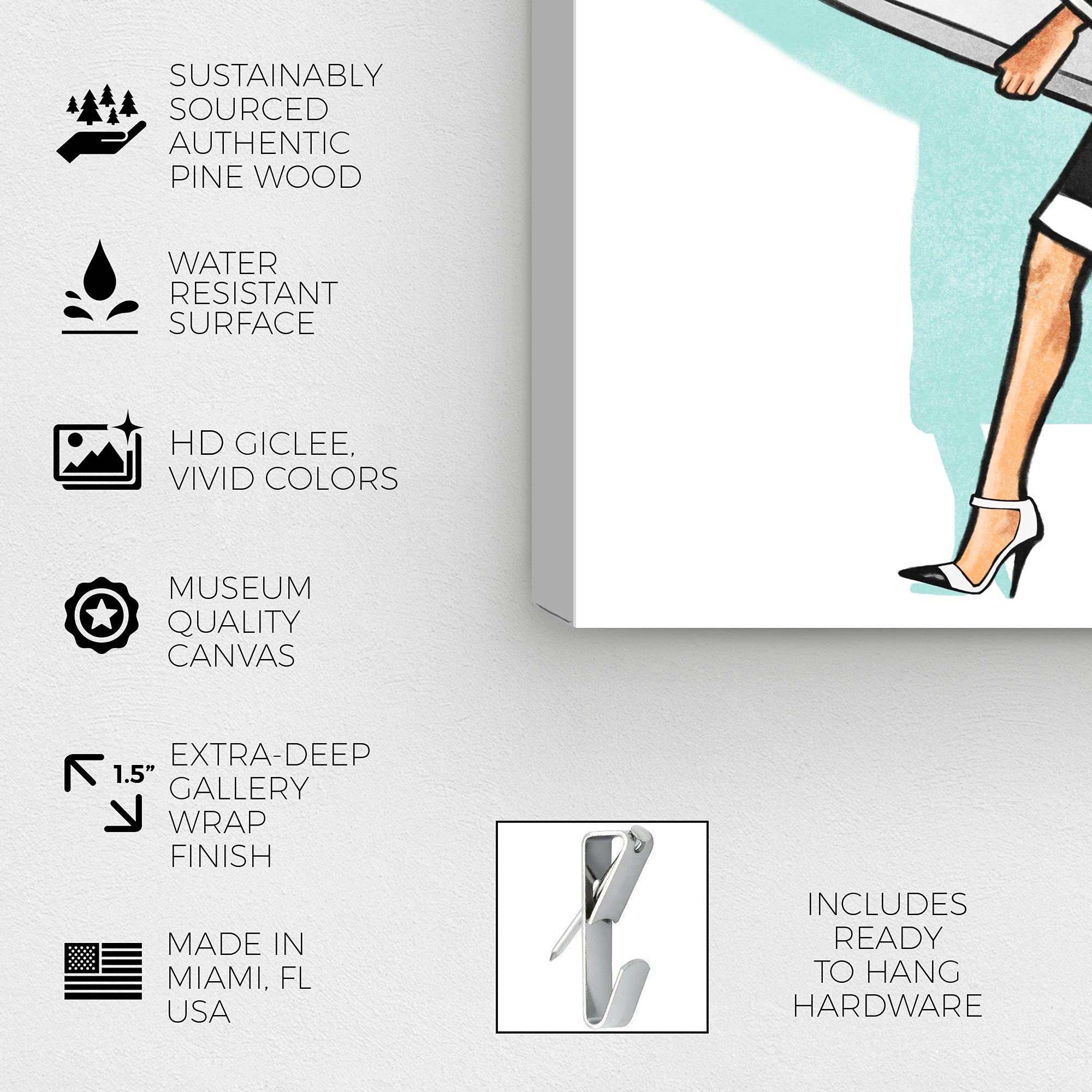 Amazon.com: Oliver Gal Surfer Girl, 20