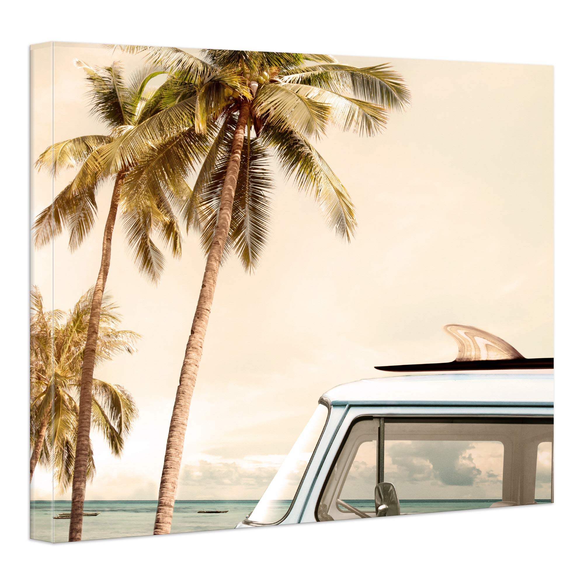 Amazon.co.jp: Lindo chico 30cm × 30cm ビーチサイドBeach surf 海