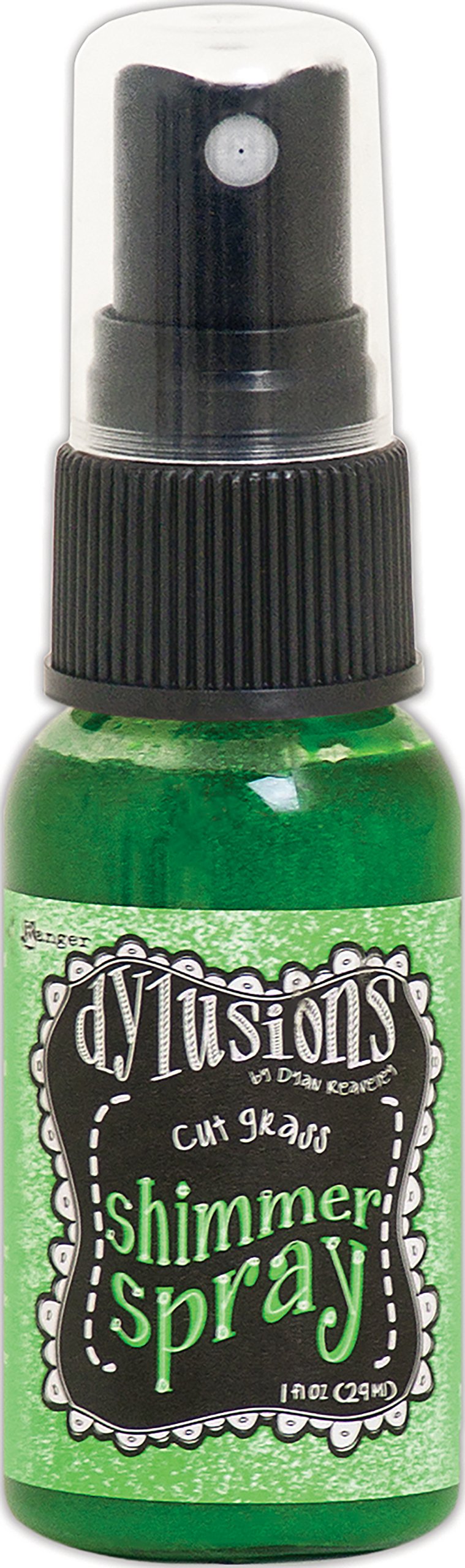 Ranger Dylusions Shimmer Cut Grass Spray, Synthetic Material, Green, 9.6519999999999992 x 3.048 x 3.048 cm