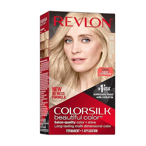 Miniatura 155 de Revlon Colorsilk - Tinte permanente para el cabello, cubre 100% las canas, sin amoníaco, con queratina y aminoácidos, castaño claro 51, 4.4 onzas