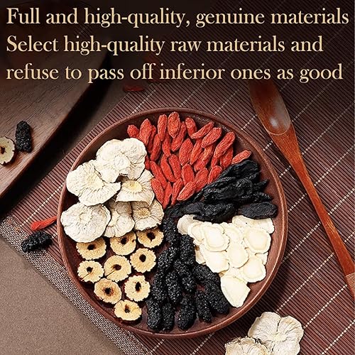 Miniatura 2 de Ginseng Cinco Tesoros Té Wubao 250g/8.8oz Ginseng Seis Tesoros Té de riñón Maca de los hombres Hierbas Energía Marido Huangjing, Mora, bayas de