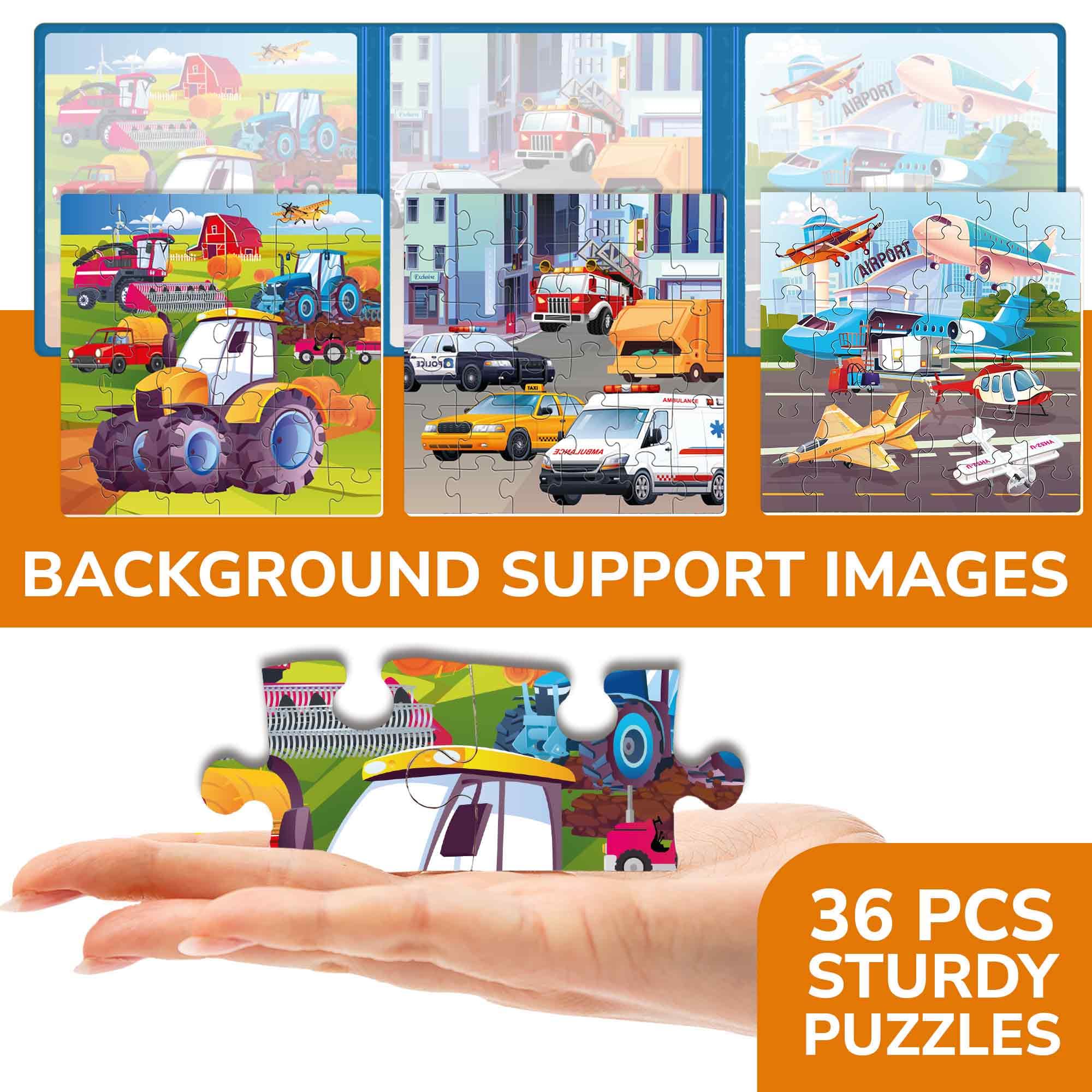 QUOKKA Magnetic Puzzles for 2 3 Year Olds, Travel Toys for Toddlers on Plane Car Ride - Image 4