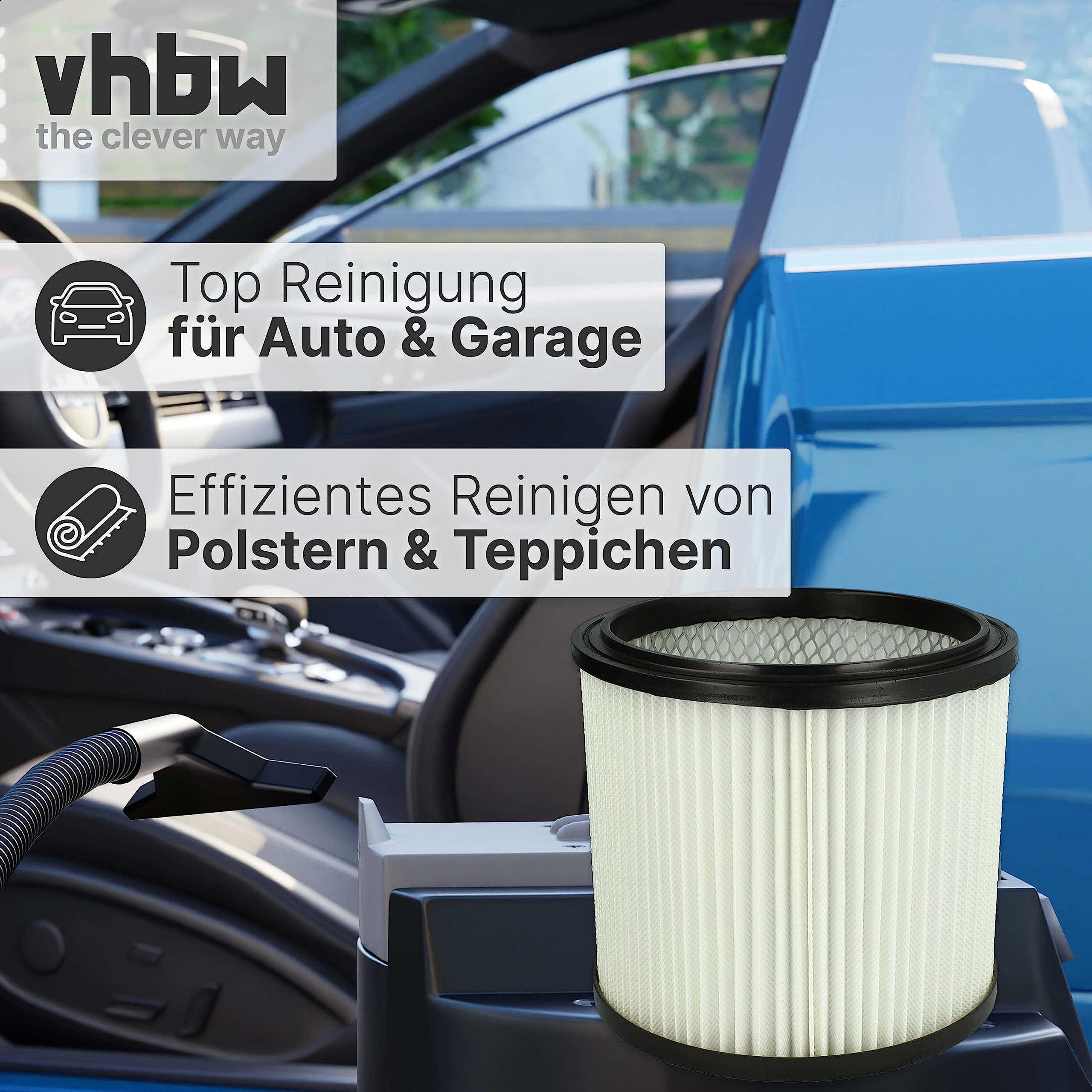 vhbw 2x filtro a pieghe piatte compatibile con Rowenta | WhichOne