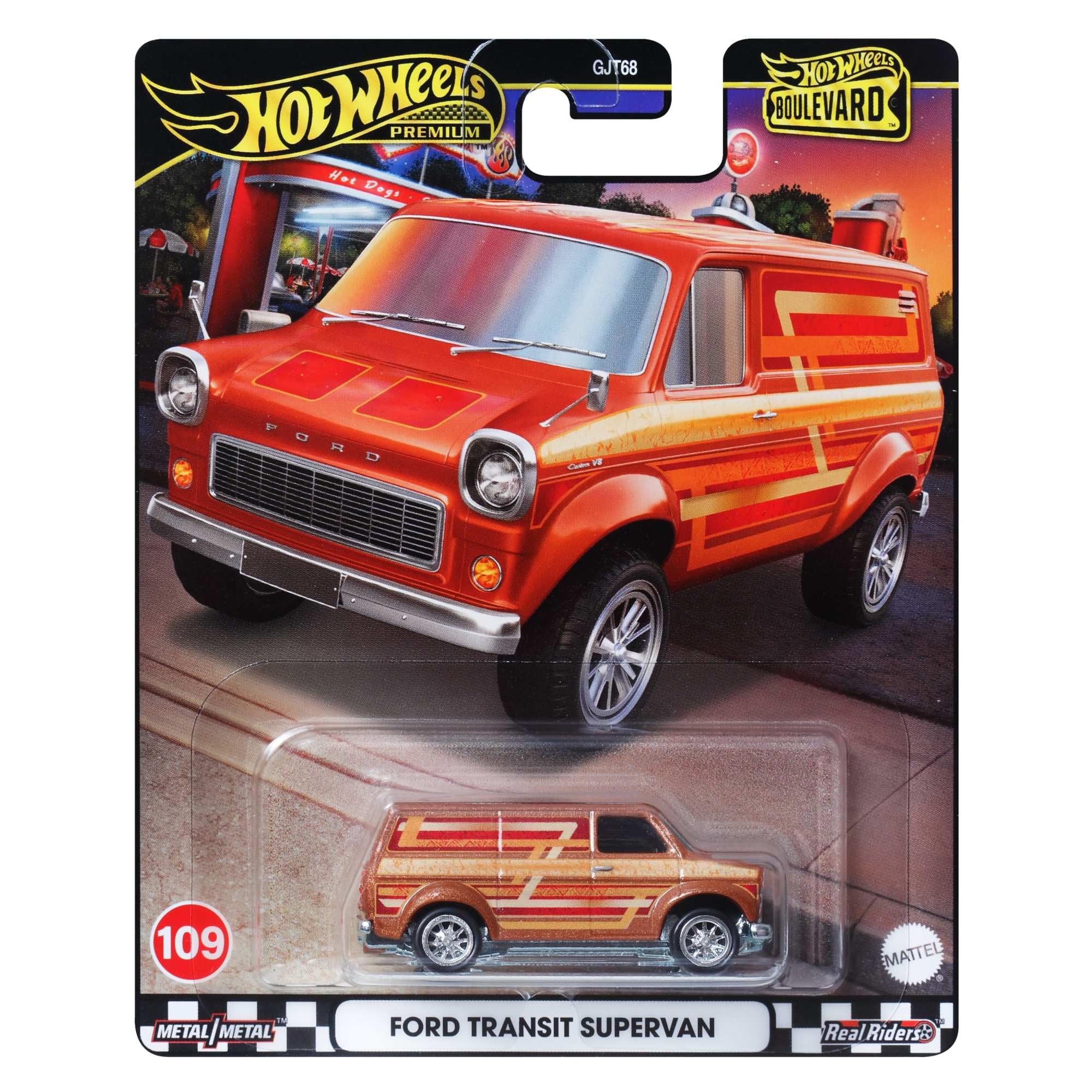 ホットウィール　ブールバード フォード トランジット スーパーバン　10台 FORD TRANSIT SUPERVANのレビュー！レーシング仕立てのプロモ