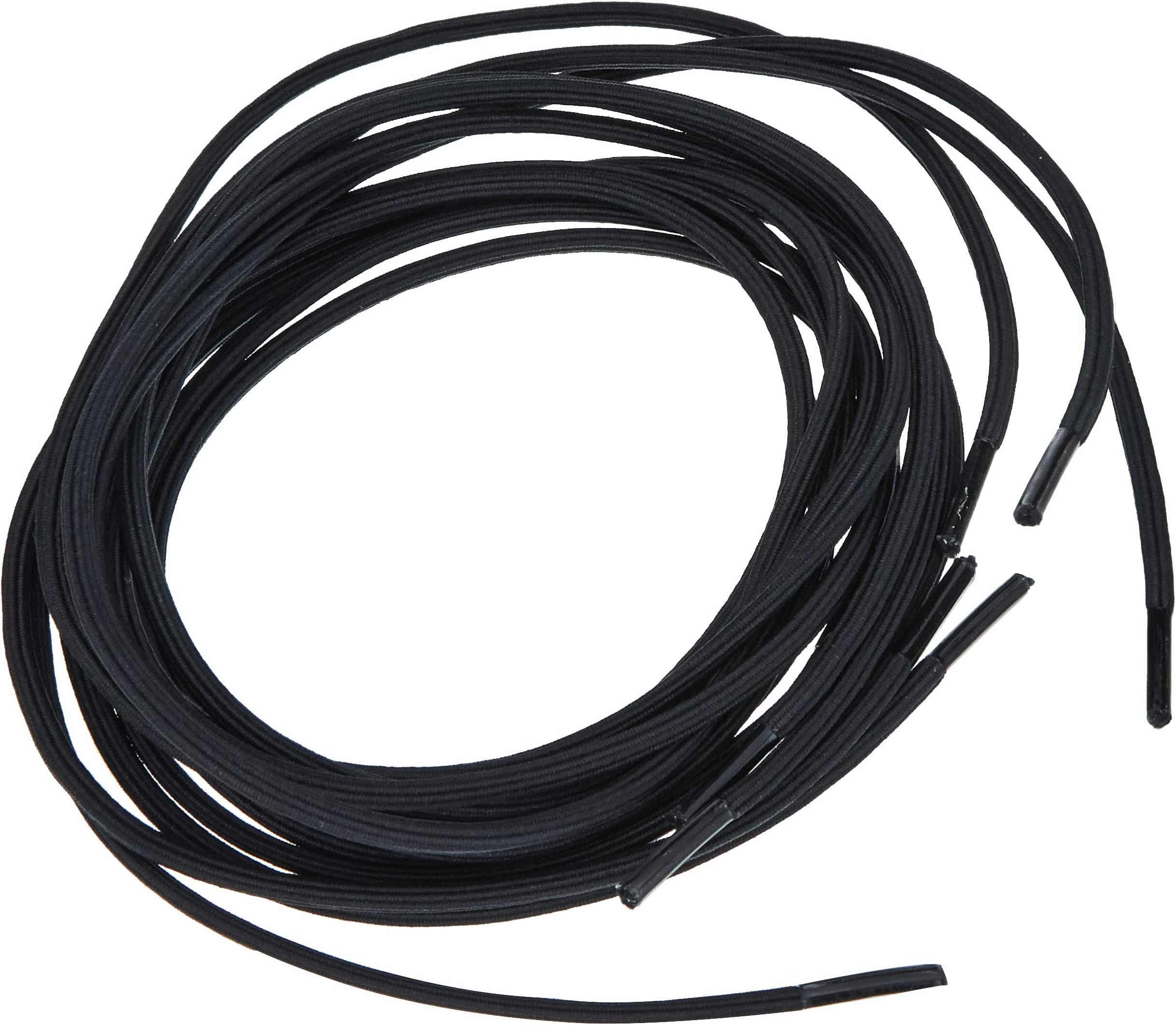 Elastic Shoe Laces Pair, Pack of 3 - Black