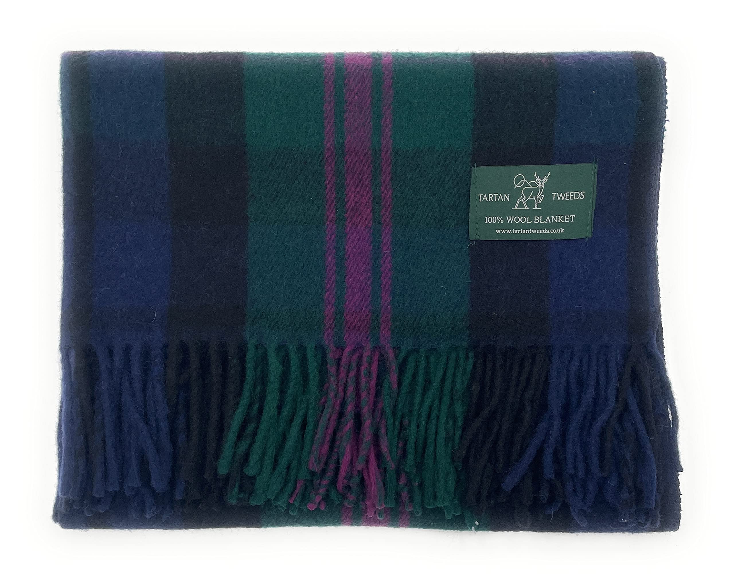 Tartan Tweeds Baird Tartan Knee Travel Rug Blanket New Wool (Baird)