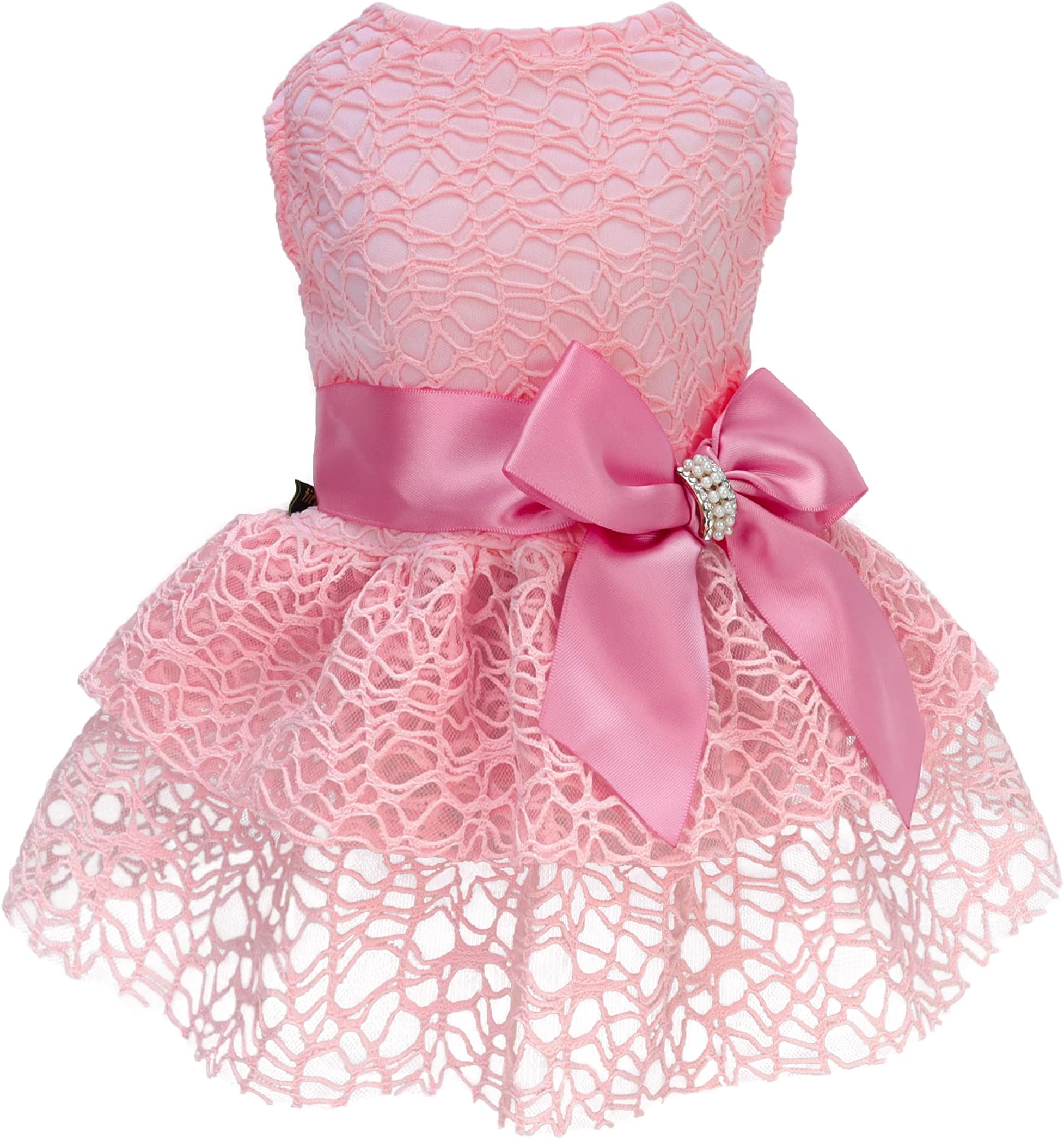 Fitwarm Fancy Dog Tulle Dress, Dog Clothes for Small Dogs