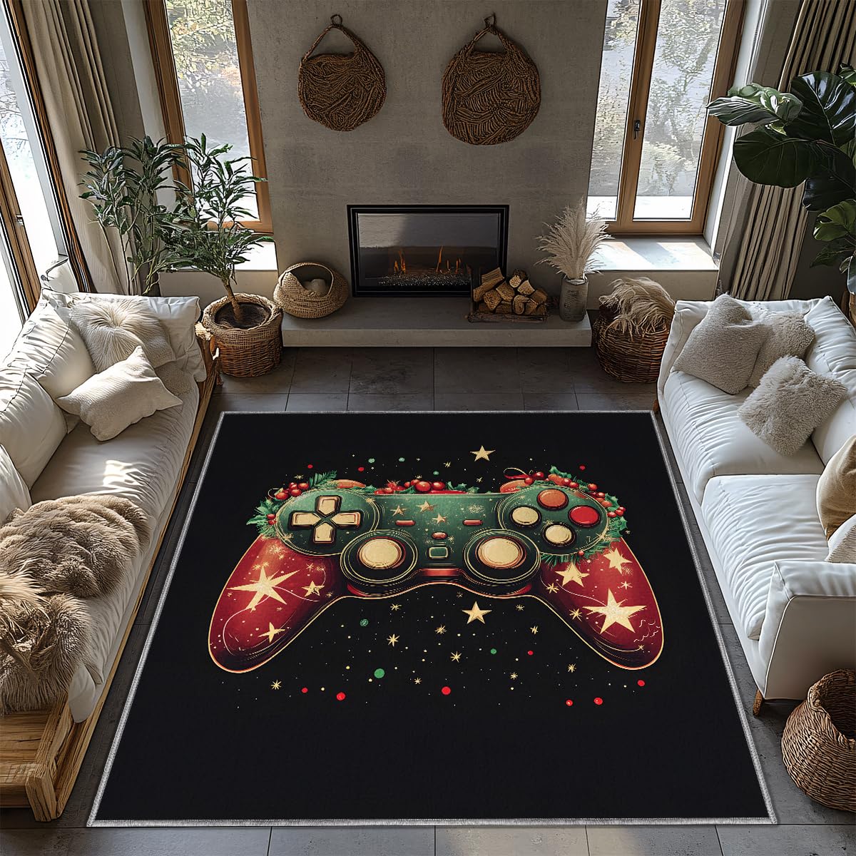 Tapis de manette pour décoration de dortoir et chambres d’hommes et de femmes