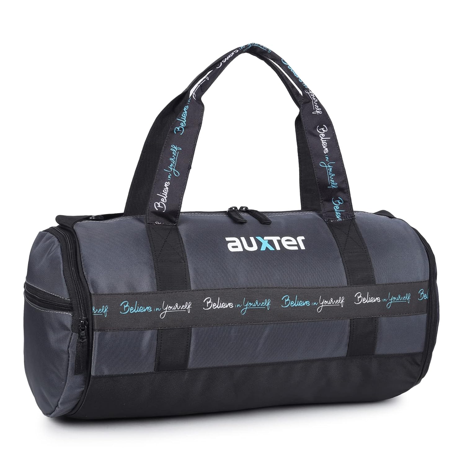 Buy AUXTER Motivator Grey 25 liters Gym bag sports kit bag duffle bag