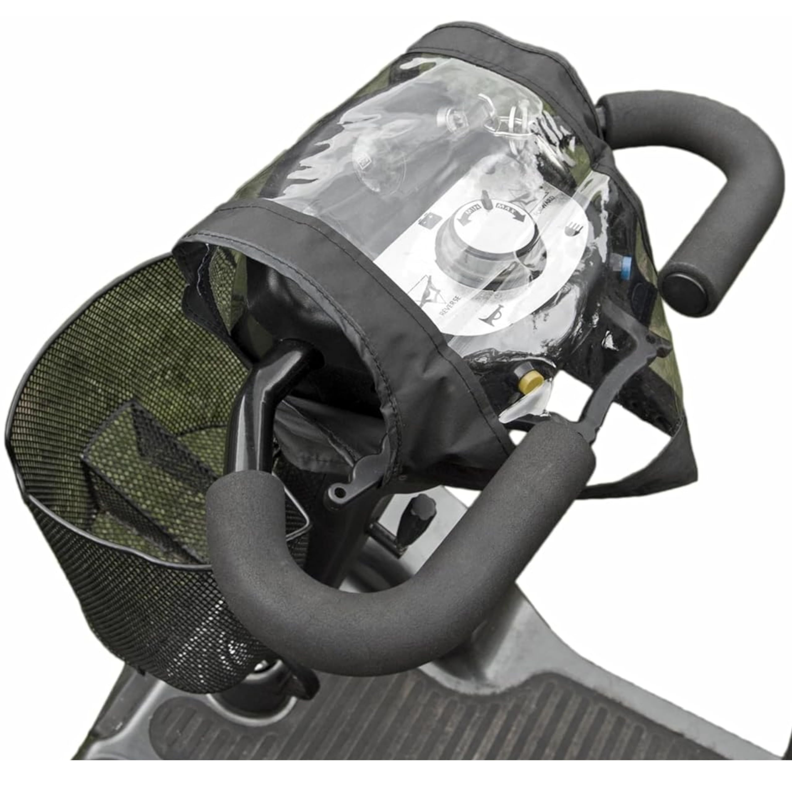 Clear Panel Cover Mobility Scooter Waterproof Tiller Protector – Universal Fit Control Dash Hood Adjustable Fitted See Through Control Electric – UK Seller
