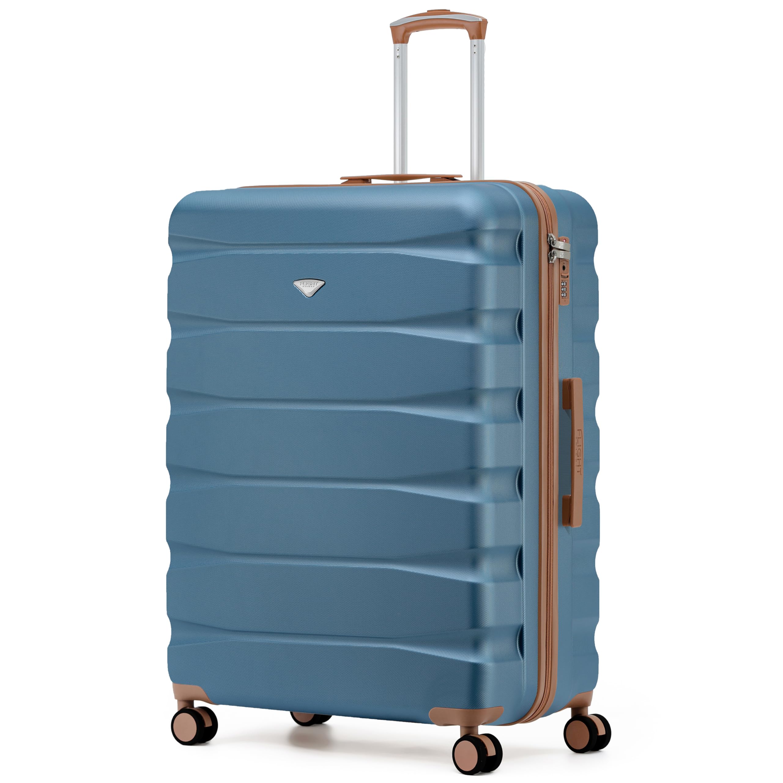 Flight Knight Underseat Cabin Suitcase 45x36x20cm | Free Hand Luggage for EasyJet & Wizz Air | Lightweight ABS Hard Shell with 8 Silent-Glide Spinner Wheels | Max Space Travel Bag — view 46