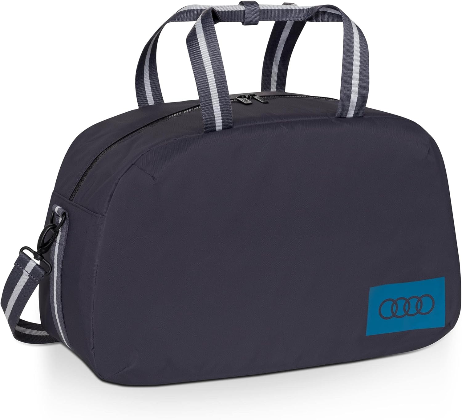 Audi collection 3152300100 Weekender Leasure Bag with Rings Logo Grey