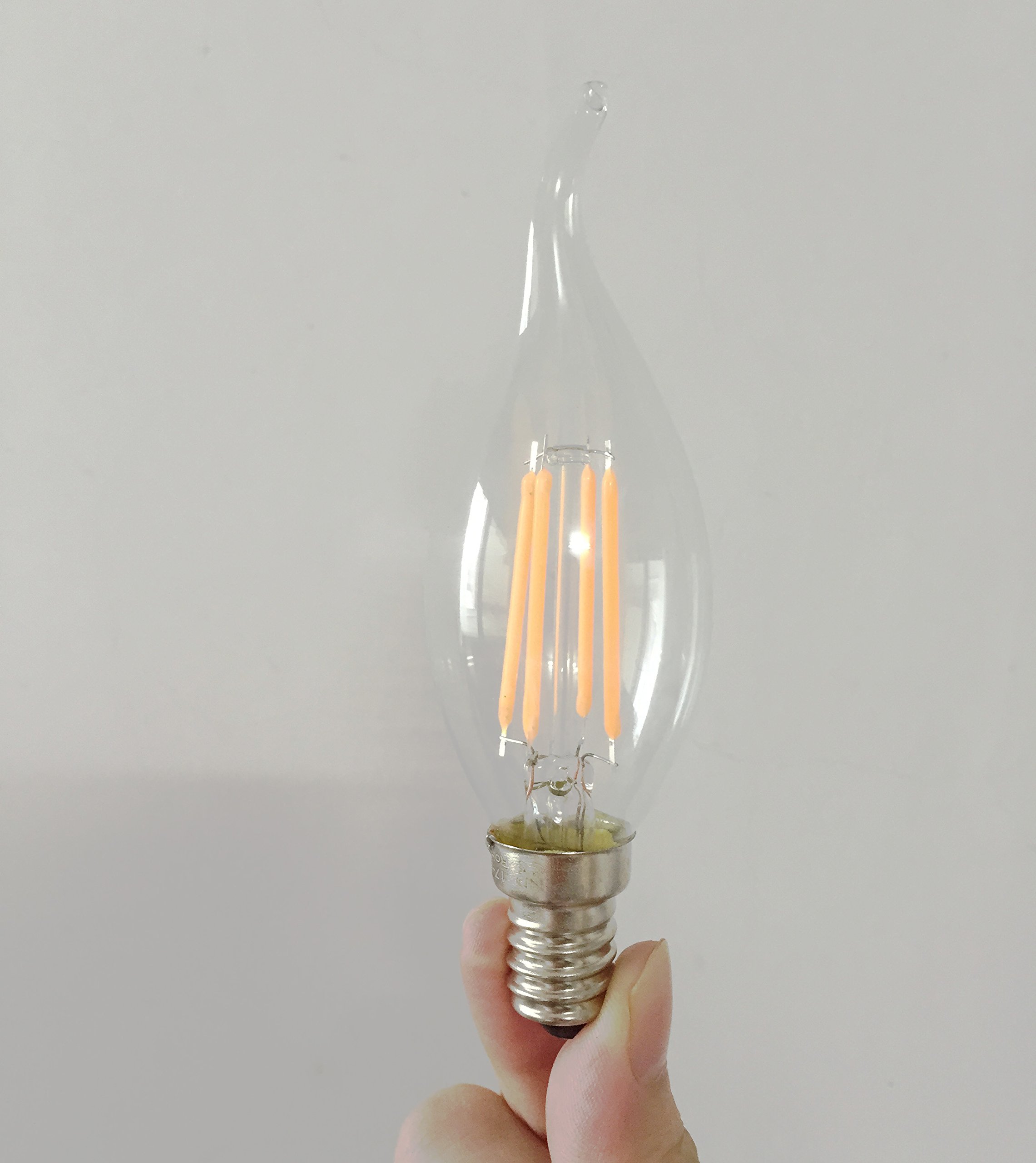 Aiwerttes LED Kerzenbirne E14 – 4W, 400 Lm, Kaltweiß 6500K, 10 Stück, Nicht Dimmbar